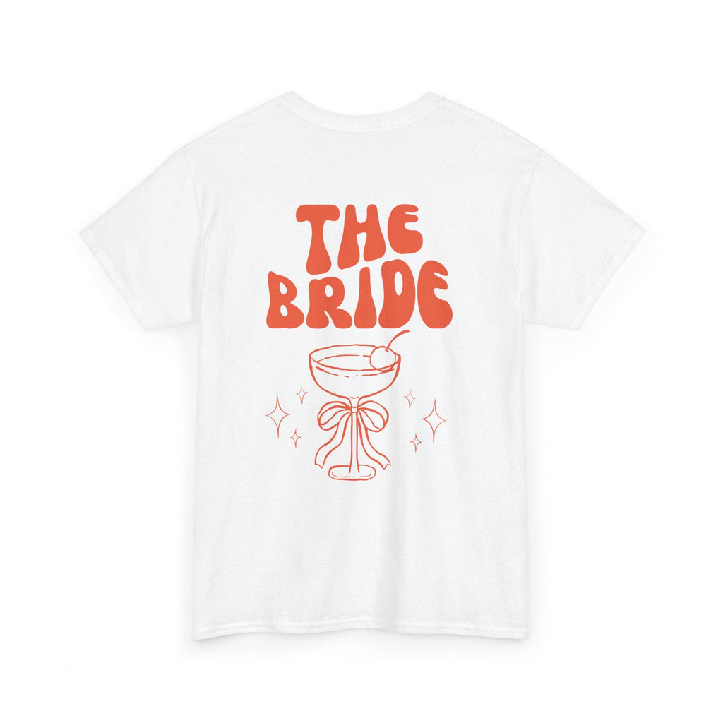 JGA T-Shirt Backprint, Junggesellinnenabschied Shirts, JGA Shirts orange, Bride, Team, Braut Shirt, JGA Frauen, Gruppenshirt, Hochzeit Shirt