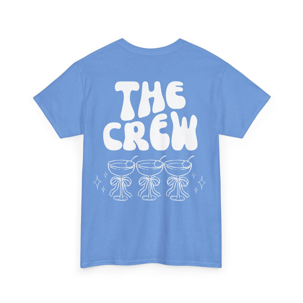 JGA T-Shirt Backprint, Junggesellinnenabschied Shirts, JGA Shirts blau, Bride, Team, Braut Shirt, JGA Frauen, Gruppen Shirt, Hochzeit Shirt