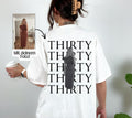 Geburtstag Shirt mit Foto, Geburtstagsshirt, personalisiertes 30. Geburtstag T-Shirt, Geschenkidee Geburtstag dreißig, Geburtstagsgeschenk