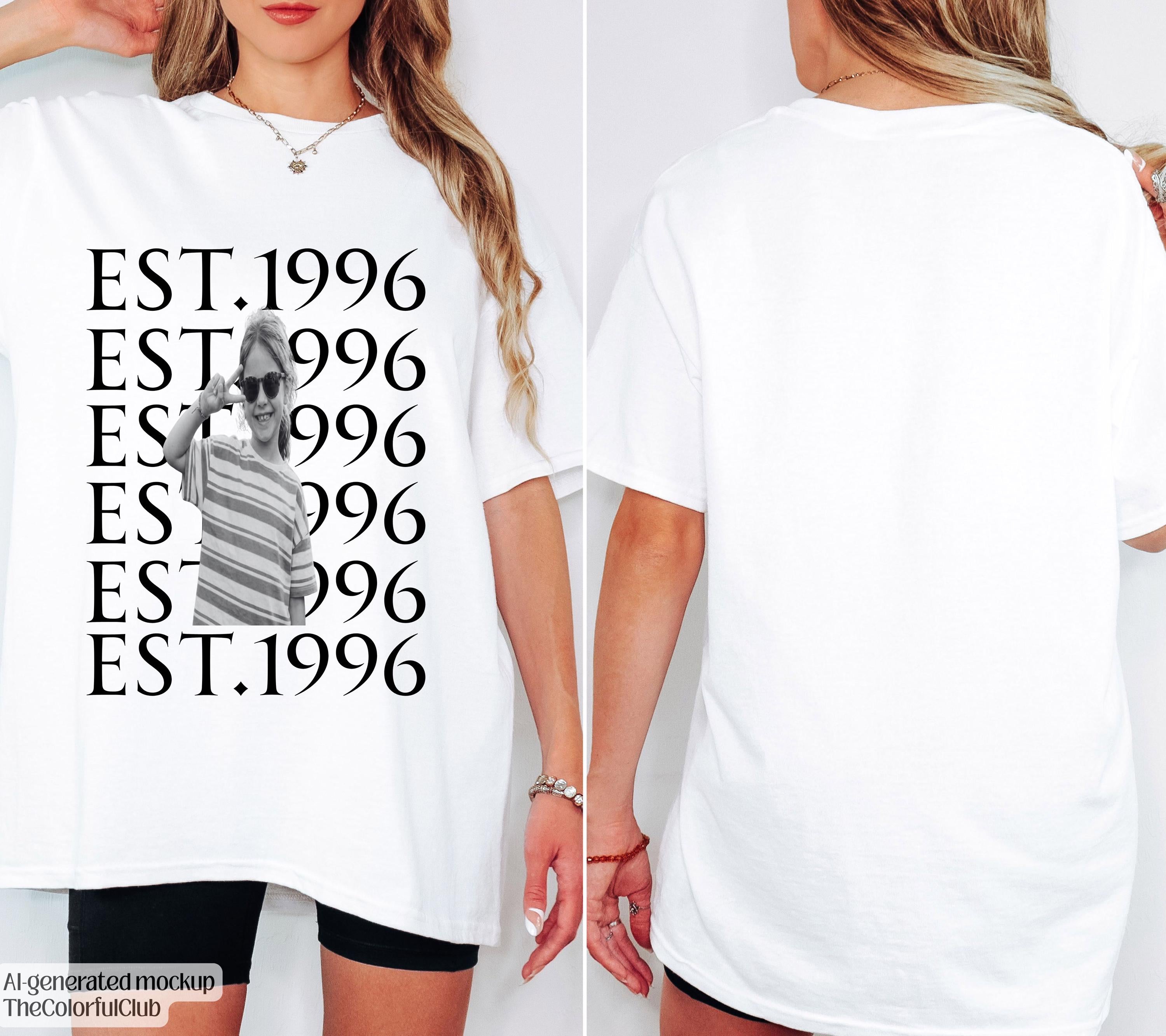 Kinderfoto Shirt Personalisiert | T-Shirt mit eigenem Foto | Geschenk zum Geburtstag Frau | Foto Shirt Damen | Erinnerungsgeschenk Freundin