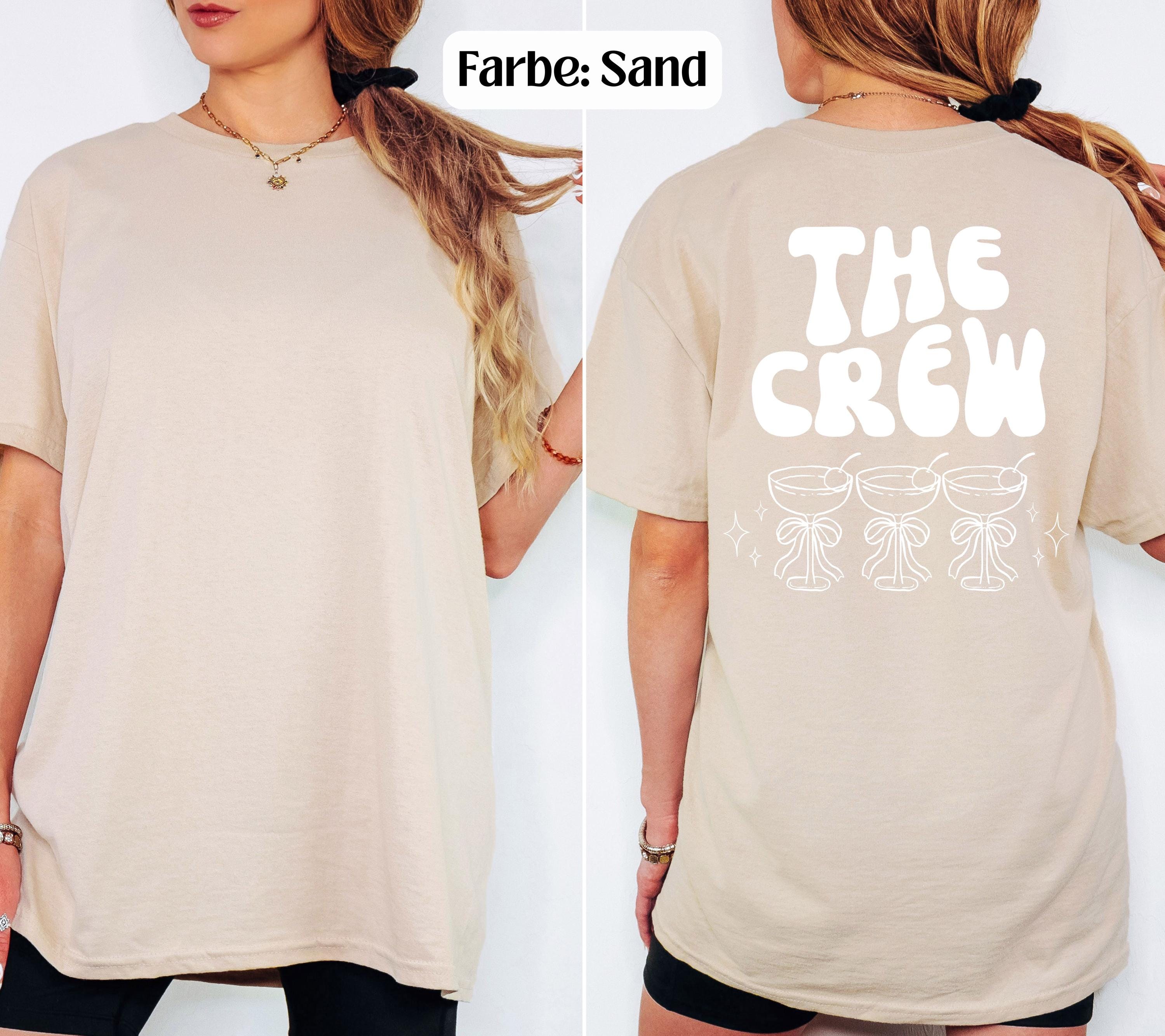 JGA T-Shirt, Junggesellenabschied Shirts, JGA Shirts beige, Bride, Team, Braut Shirt, JGA Frauen, Gruppenshirt, Hochzeit Shirt, Brautparty