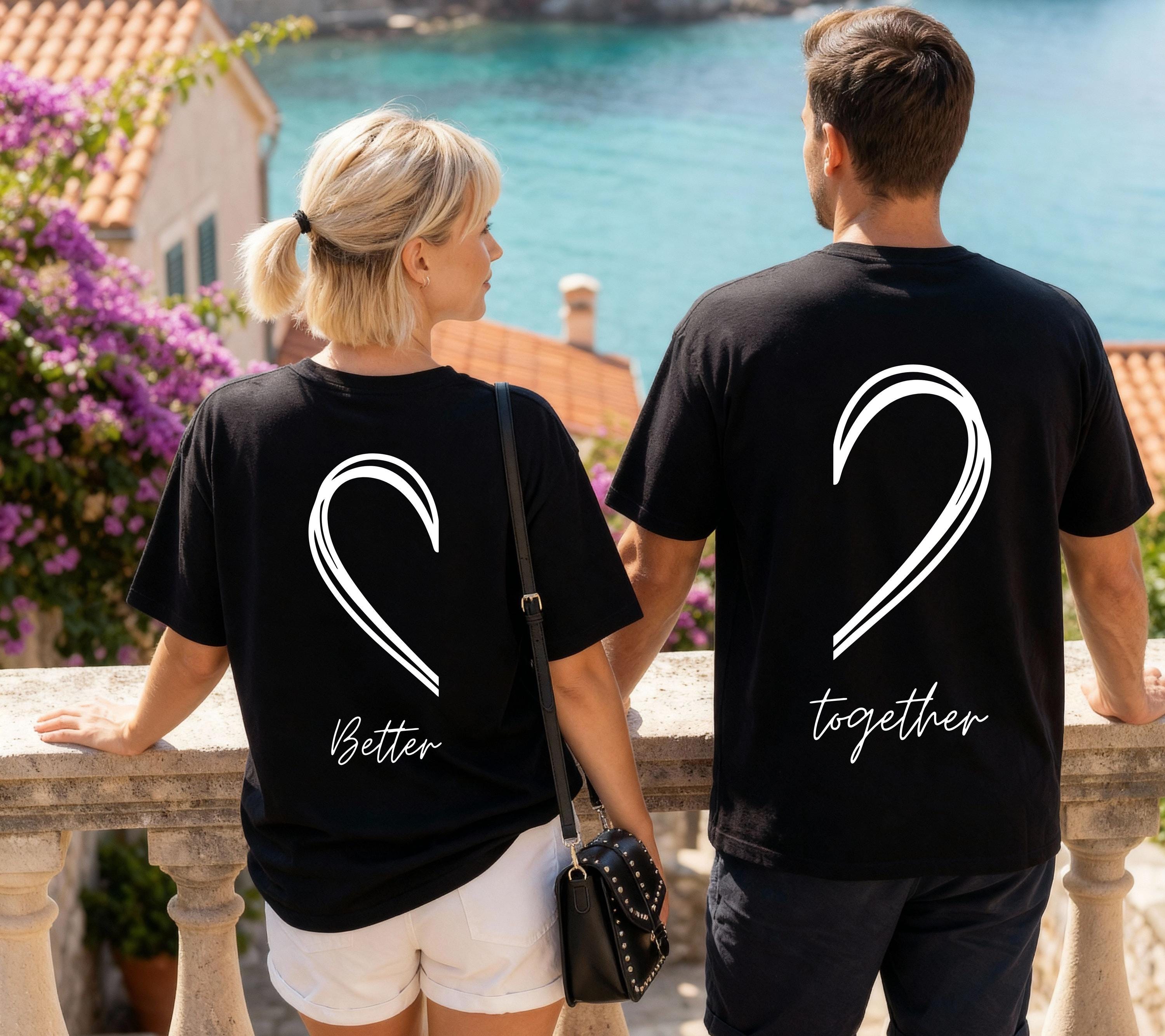 Pizza Partner Shirt, Better Together Couple Shirt, Pärchen T-Shirt Set, Geschenk für Freundin & Freund, Matching Couple Shirts, Jahrestag