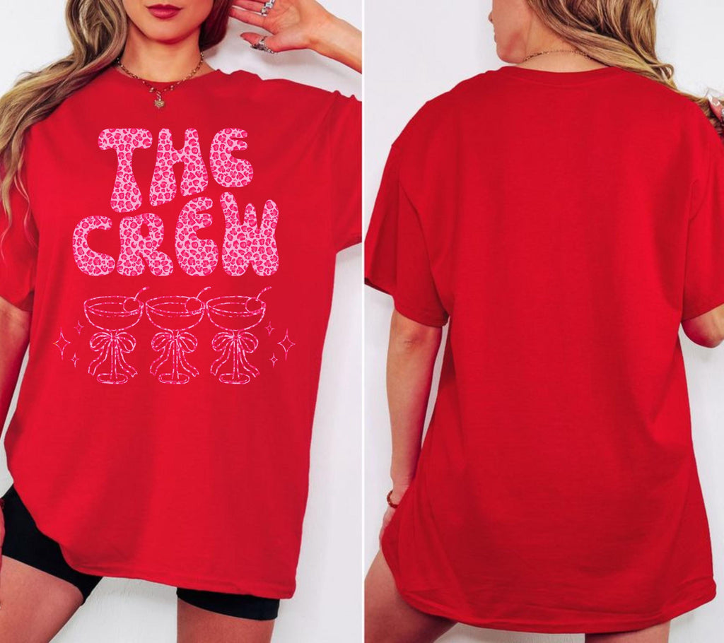 JGA T-Shirt, Junggesellenabschied Shirts, Team Bride, Braut Shirt , JGA Frauen, Gruppenshirt, Hochzeit, Leo Muster pink, Leopard Damen, Crew