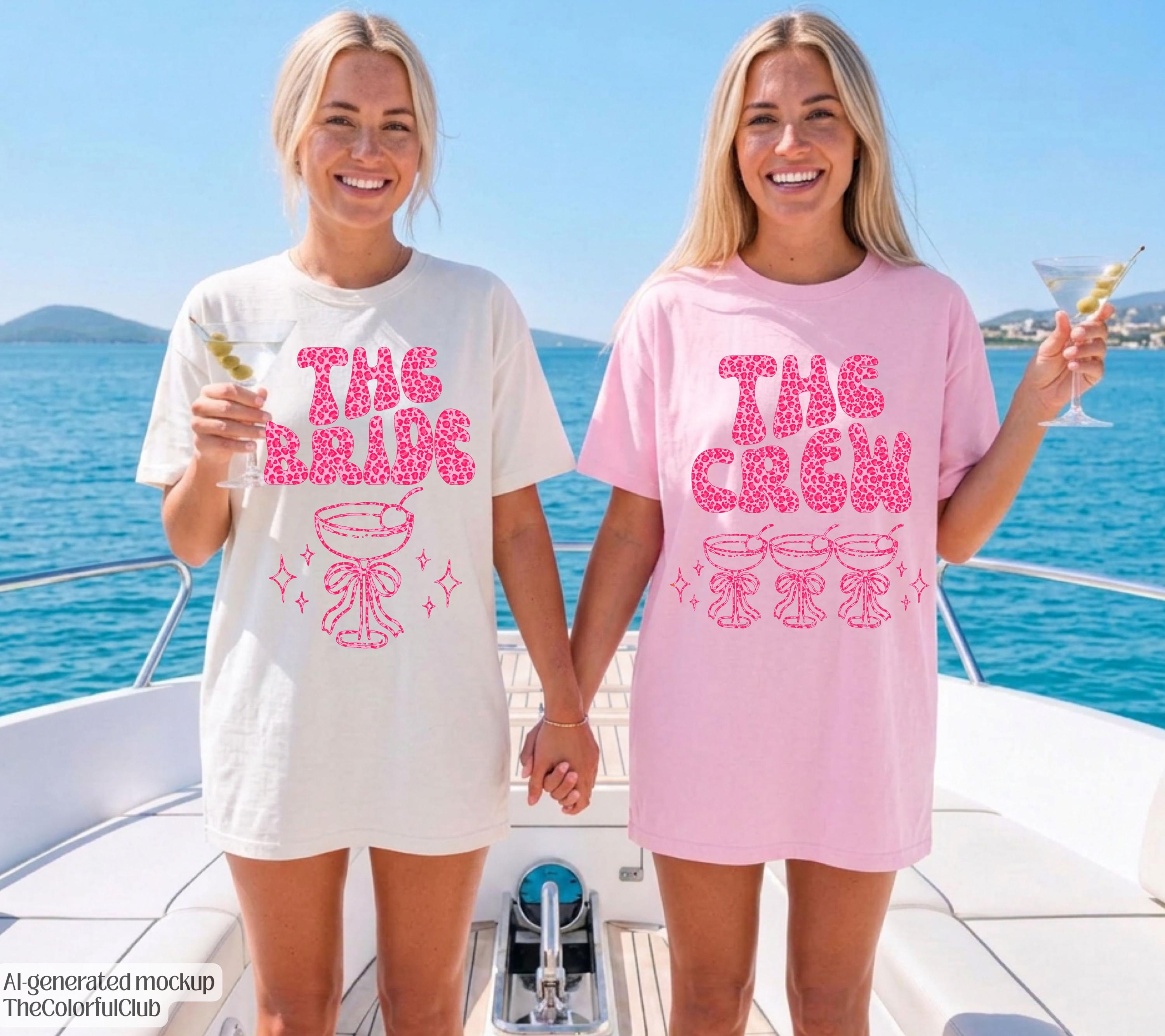 JGA T-Shirt, Junggesellenabschied Shirts, Team Bride, Braut Shirt , JGA Frauen, Gruppenshirt, Hochzeit, Leo Muster pink, Leopard Damen, Crew