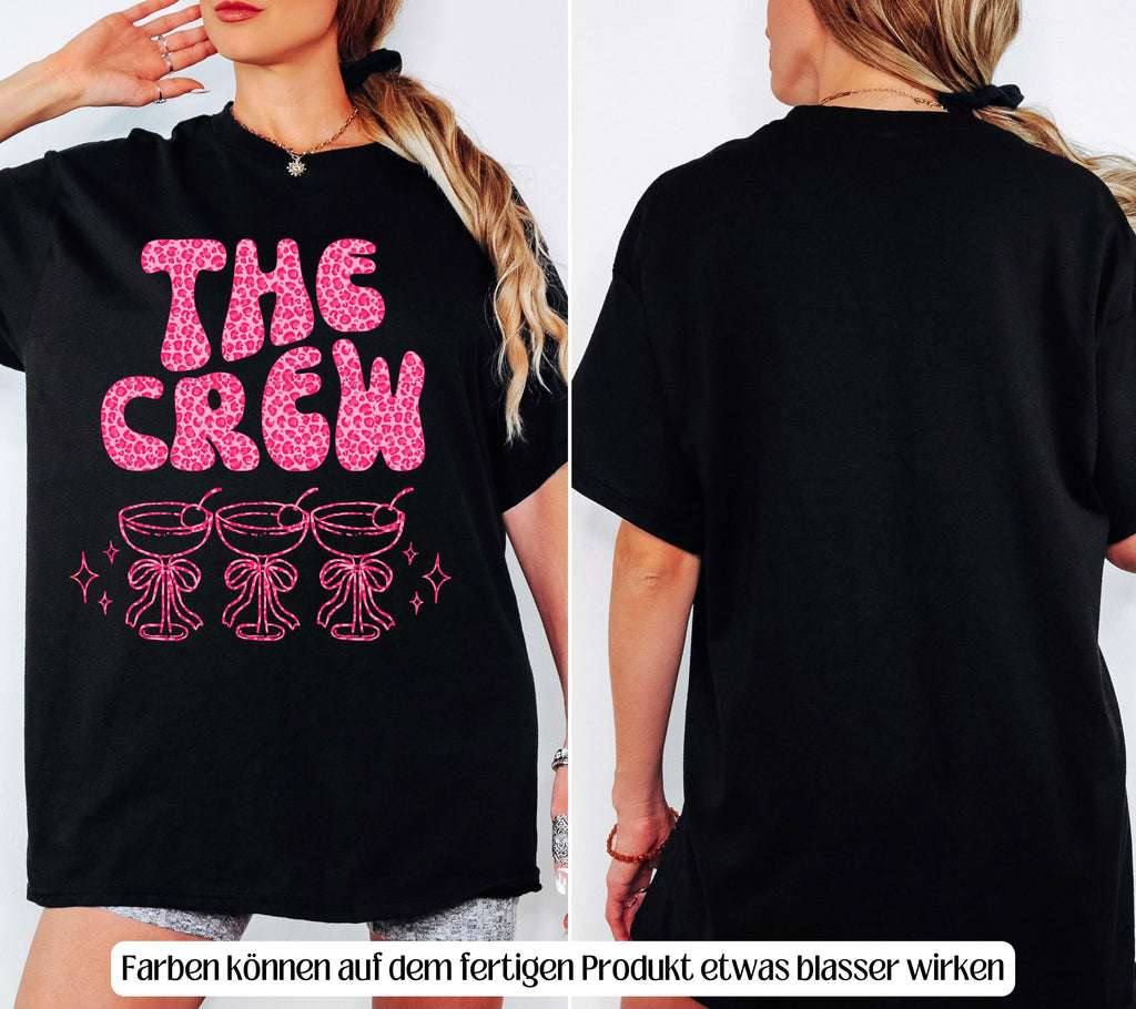 JGA T-Shirt, Junggesellenabschied Shirts, Team Bride, Braut Shirt , JGA Frauen, Gruppenshirt, Hochzeit, Leo Muster pink, Leopard Damen, Crew