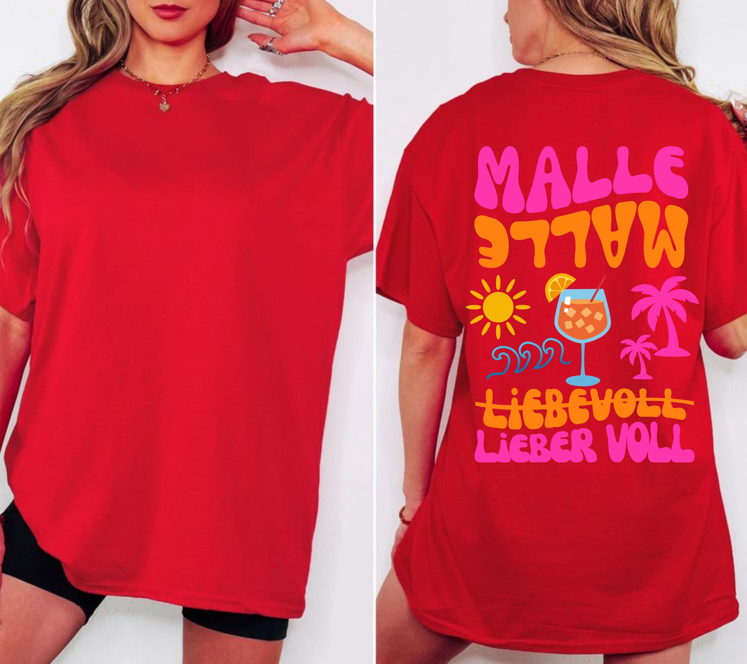 Malle Shirt, Backprint, Malle 2026, Malle Shirts, Malle T Shirt, personalisiert, Mallorca Shirts, Spritz Shirt, Palmen, Sonne, Gruppenshirt