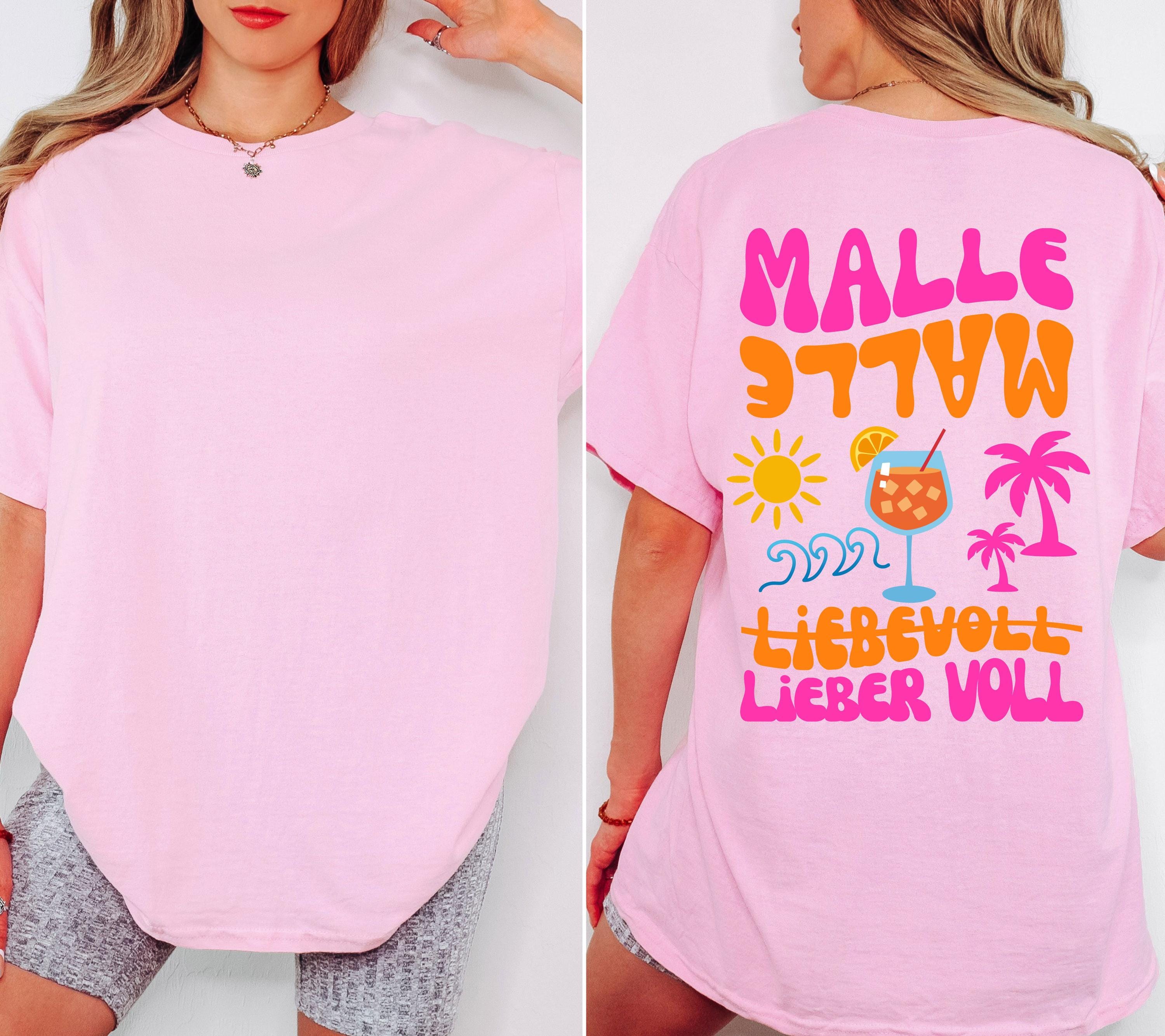 Malle Shirt, Backprint, Malle 2026, Malle Shirts, Malle T Shirt, personalisiert, Mallorca Shirts, Spritz Shirt, Palmen, Sonne, Gruppenshirt