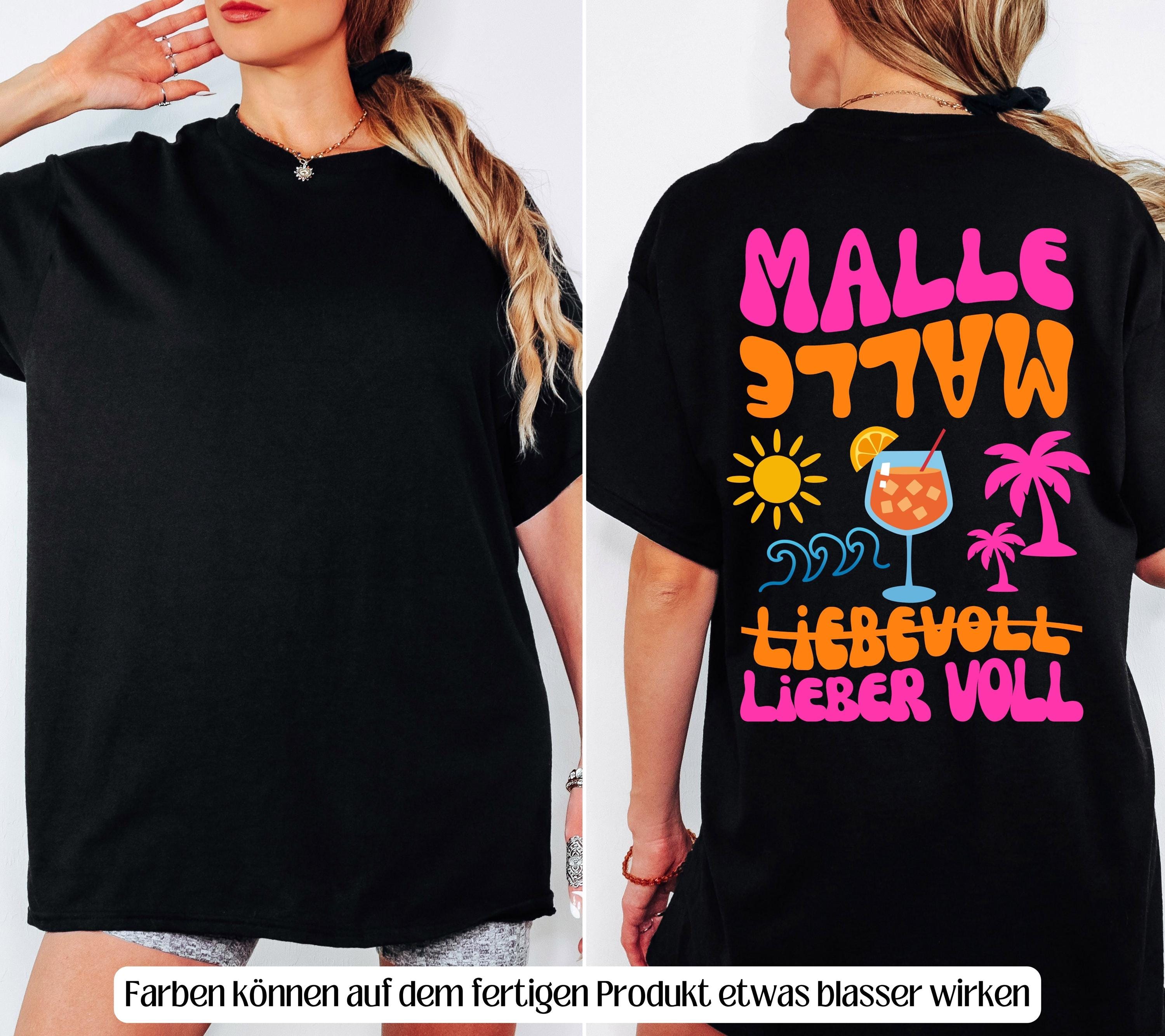 Malle Shirt, Backprint, Malle 2026, Malle Shirts, Malle T Shirt, personalisiert, Mallorca Shirts, Spritz Shirt, Palmen, Sonne, Gruppenshirt