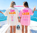 JGA T Shirt Personalisierbar, Junggesellinnenabschied Shirts, Backprint, Team, Braut Shirt mit Name, JGA Frauen, Gruppen T Shirt, Hochzeit