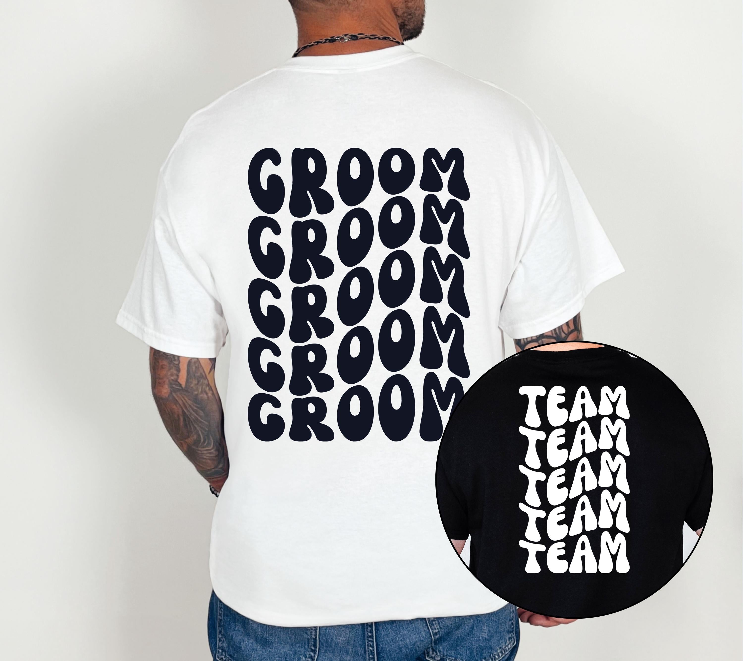 JGA Shirt Männer, Herren, Junggesellenabschied, Bräutigam, Team, Crew, Groom, Gruppenshirt, schönes JGA Shirt, schwarz, cool, JGA Herren