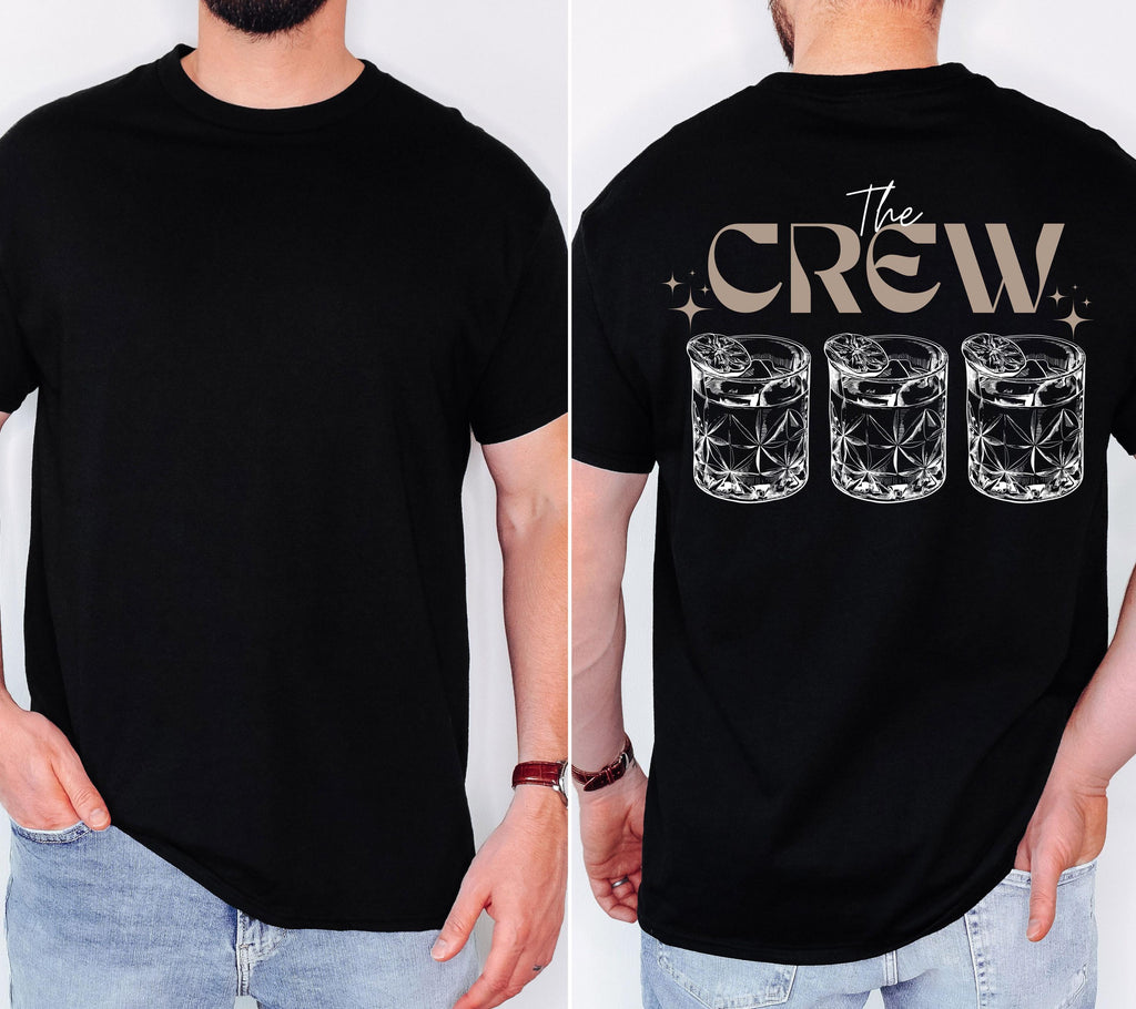 JGA Shirt Männer, Herren, Junggesellenabschied, Bräutigam, Team, Crew, Groom, Gruppenshirt, lustiges JGA Shirt, Whisky, cool, JGA Herren