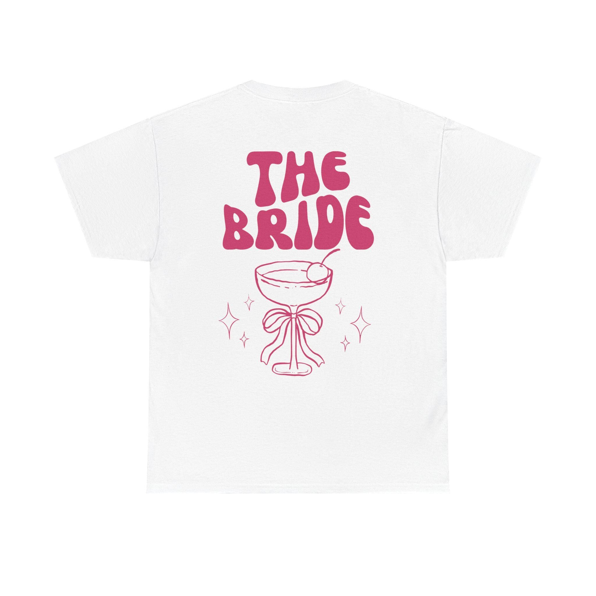 JGA Shirt, Backprint, Junggesellinnenabschied Shirts, JGA Shirts pink, Bride, Team, Braut T-Shirt, JGA Frauen, Gruppenshirt, Hochzeit Shirt