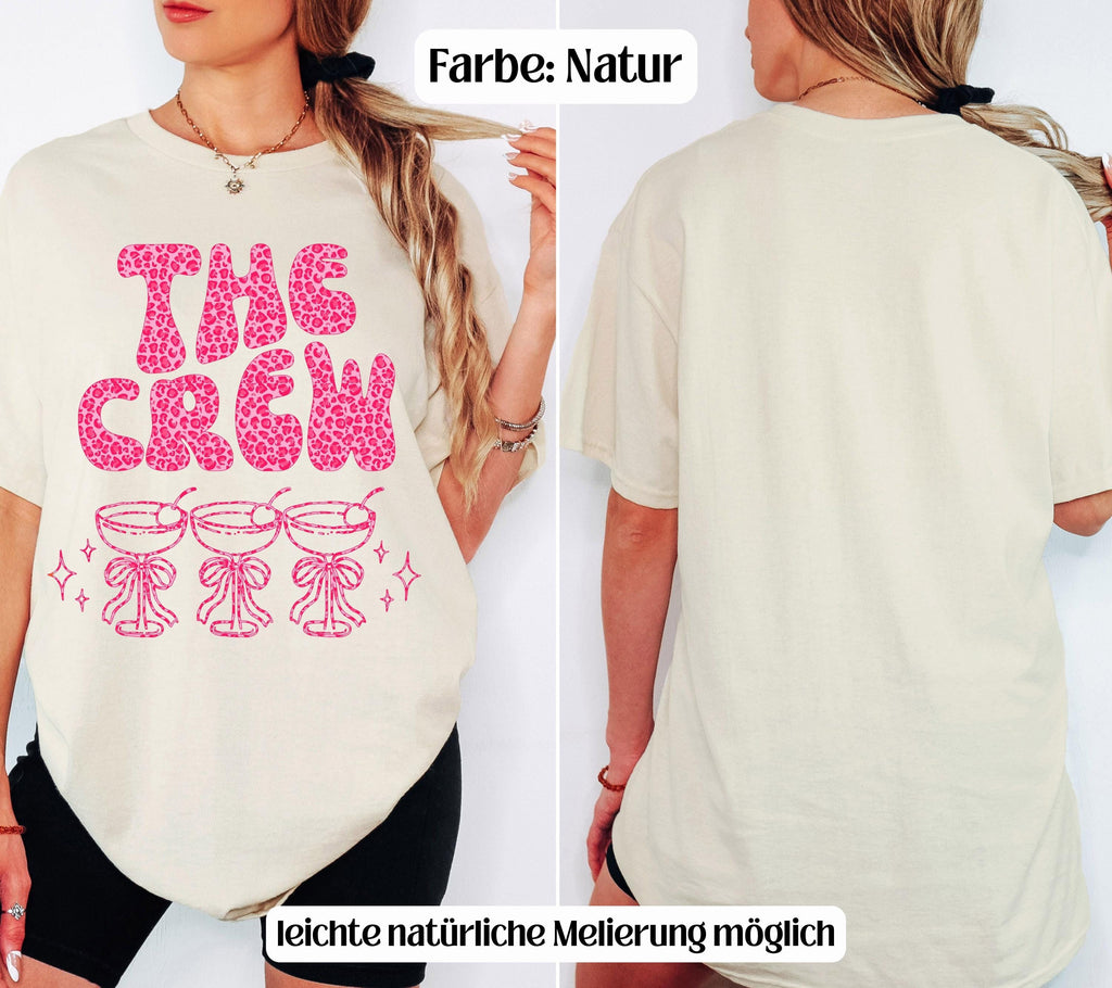 JGA T-Shirt, Junggesellenabschied Shirts, Team Bride, Braut Shirt , JGA Frauen, Gruppenshirt, Hochzeit, Leo Muster pink, Leopard Damen, Crew