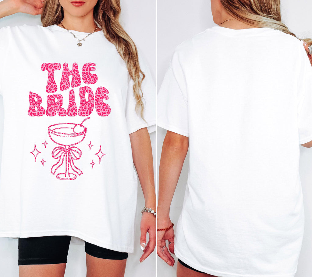 JGA T-Shirt, Junggesellenabschied Shirts, Team Bride, Braut Shirt , JGA Frauen, Gruppenshirt, Hochzeit, Leo Muster pink, Leopard Damen, Crew