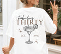 Fabulous Thirty Shirt, Geburtstag Shirt, est 1996, personalisiertes 30. Geburtstag T-Shirt, Geschenkidee Geburtstag dreißig, 30, Birthday