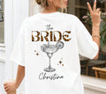 JGA Shirt Damen, Junggesellenabschied Shirts, Team Bride, Braut Shirt , JGA Frauen, personalisierte Jga Shirts, Leo Muster, Leopard, hinten