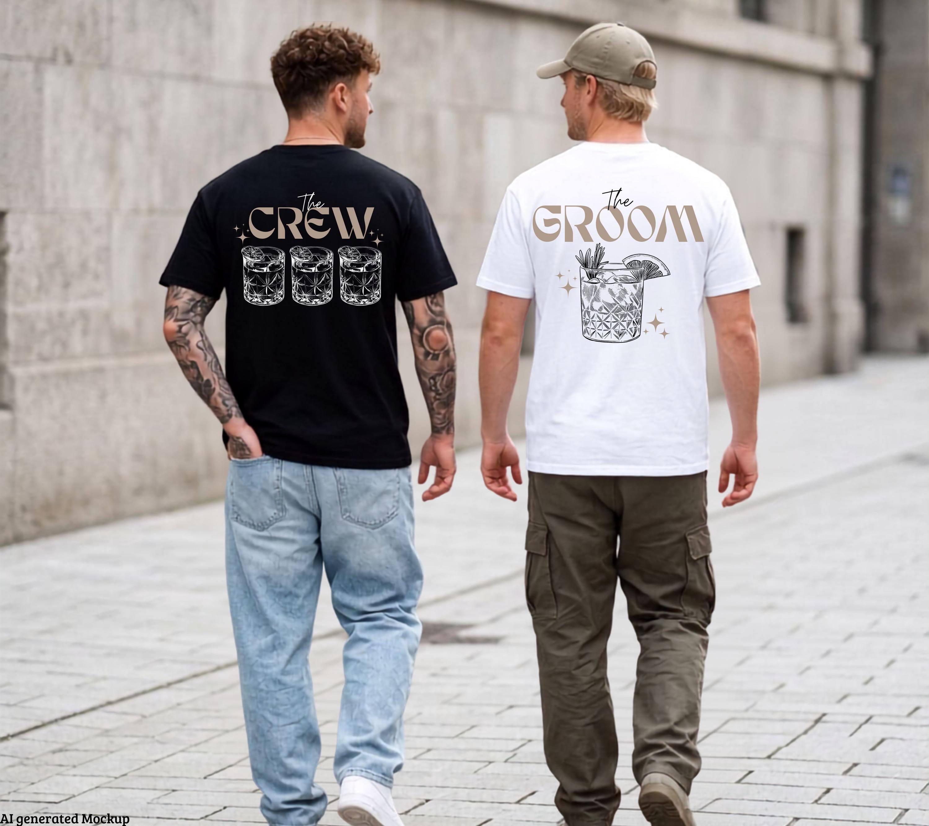 JGA Shirt Männer, Herren, Junggesellenabschied, Bräutigam, Team, Crew, Groom, Gruppenshirt, lustiges JGA Shirt, Whisky, cool, JGA Herren