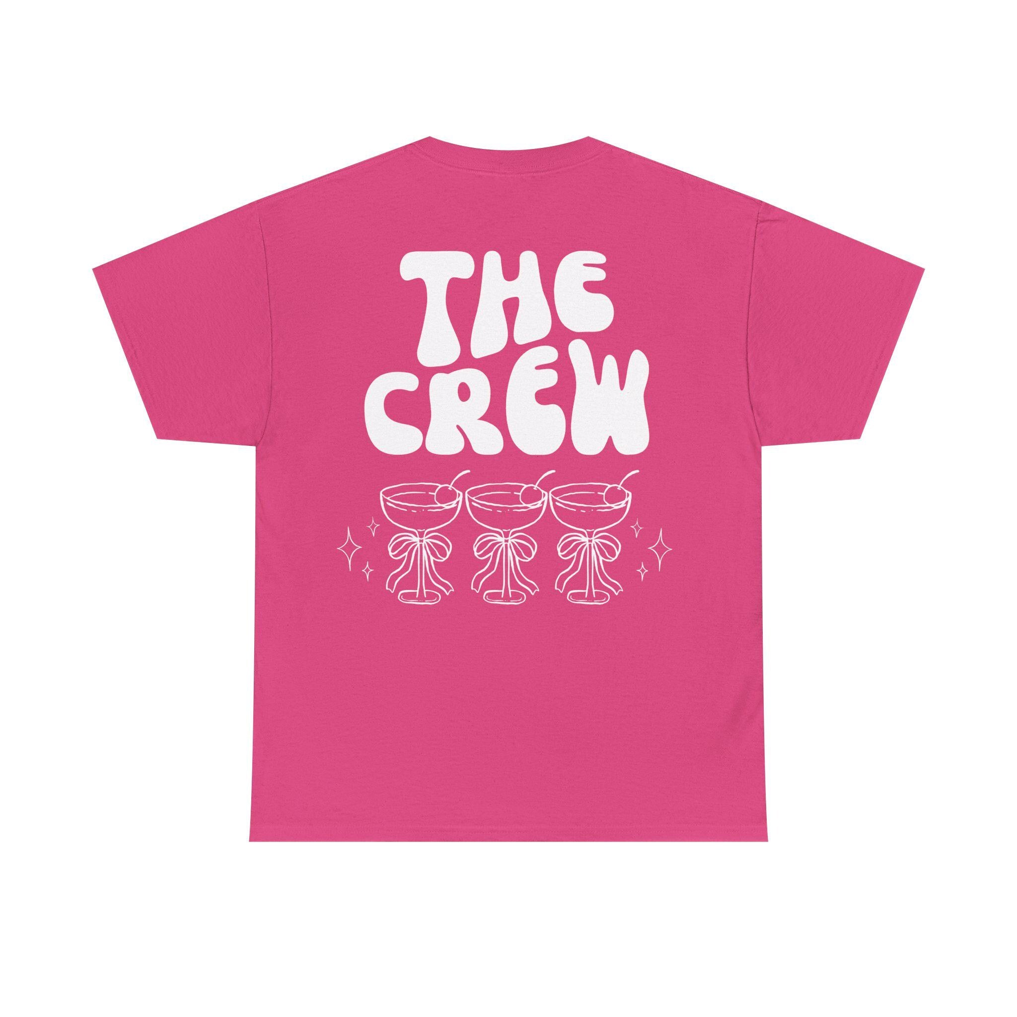 JGA Shirt, Backprint, Junggesellinnenabschied Shirts, JGA Shirts pink, Bride, Team, Braut T-Shirt, JGA Frauen, Gruppenshirt, Hochzeit Shirt