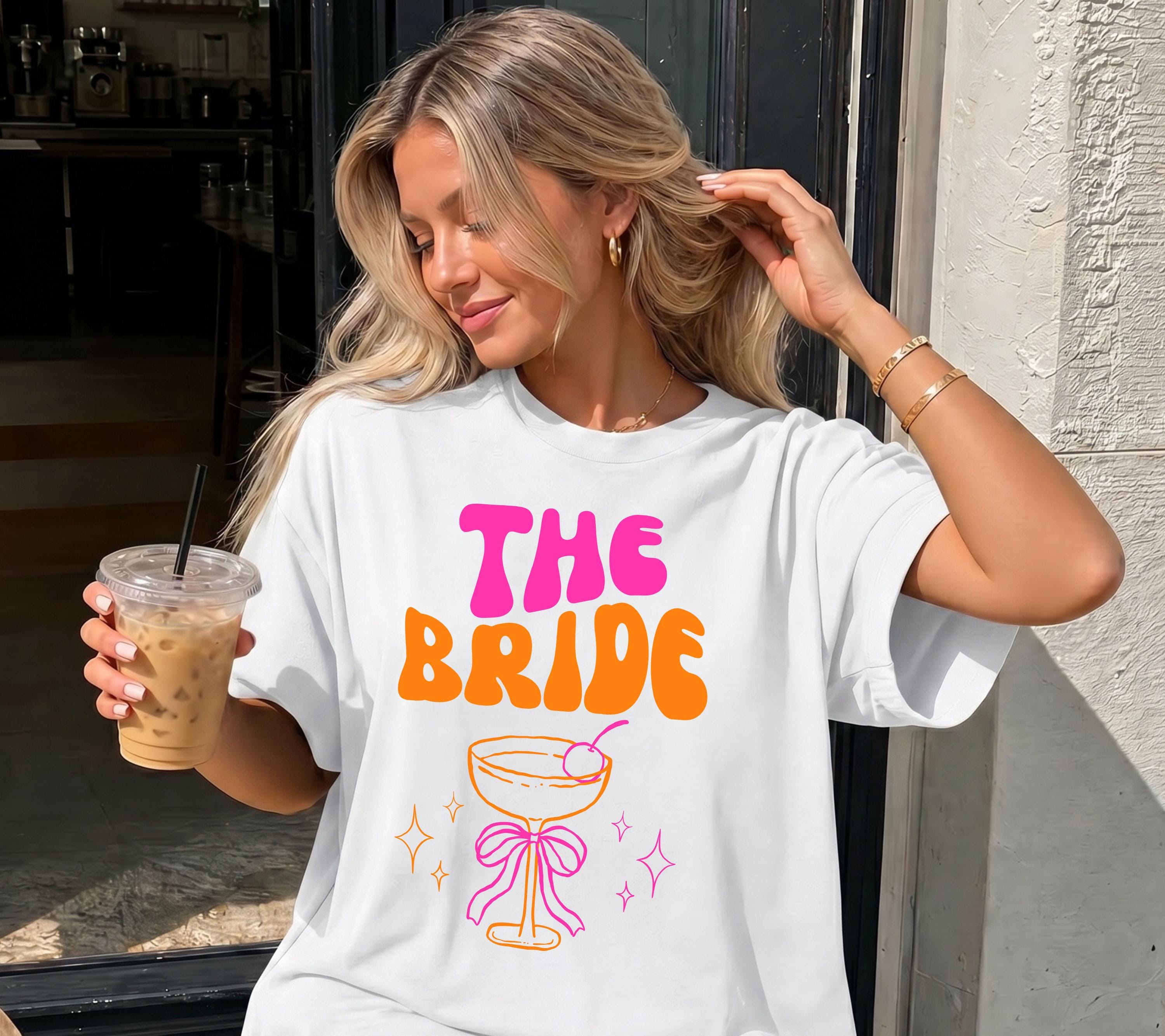 JGA Shirt, Junggesellenabschied Frau, JGA pink orange, Team Shirts, Braut Shirt, The Bride, JGA Frauen, Hochzeit, Accessoires, Team, Crew