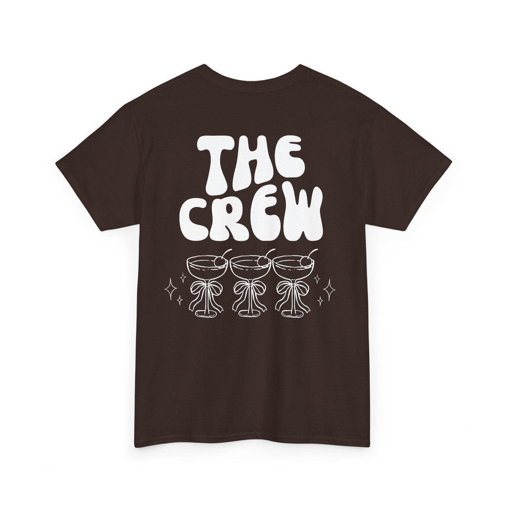 JGA Shirt Backprint, Junggesellinnenabschied Shirts, JGA Shirts braun, Bride, Team, Braut T-Shirt, JGA Frauen, Gruppenshirt, herbstlich