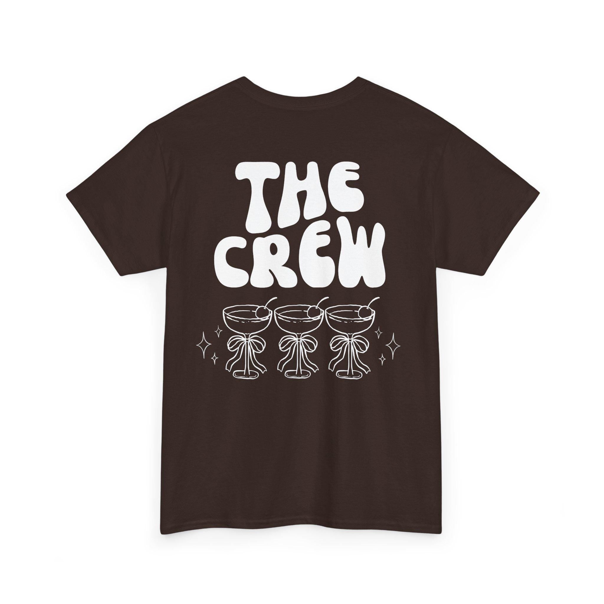 JGA Shirt Backprint, Junggesellinnenabschied Shirts, JGA Shirts braun, Bride, Team, Braut T-Shirt, JGA Frauen, Gruppenshirt, herbstlich