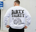 Dirty Thirty Pullover, Männer, Geburtstags Hoodie, est 1996, personalisiertes 30. Geburtstag Sweater, Geschenkidee dreißig, 30 Jahre, Herren