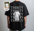Shirt Geburtstag mit Foto Männer, Geburtstags Shirt, est 1996, personalisiertes 30. Geburtstag Shirt, Geschenkidee dreißig, 30 Jahre, Herren