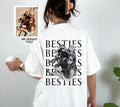 Beste Freundin Shirt, Bestie Shirt, Backprint Damen, mit Foto, Geschenkidee Freundin, Freundinnen, BFF, Best Friends Outfit, Freundschaft