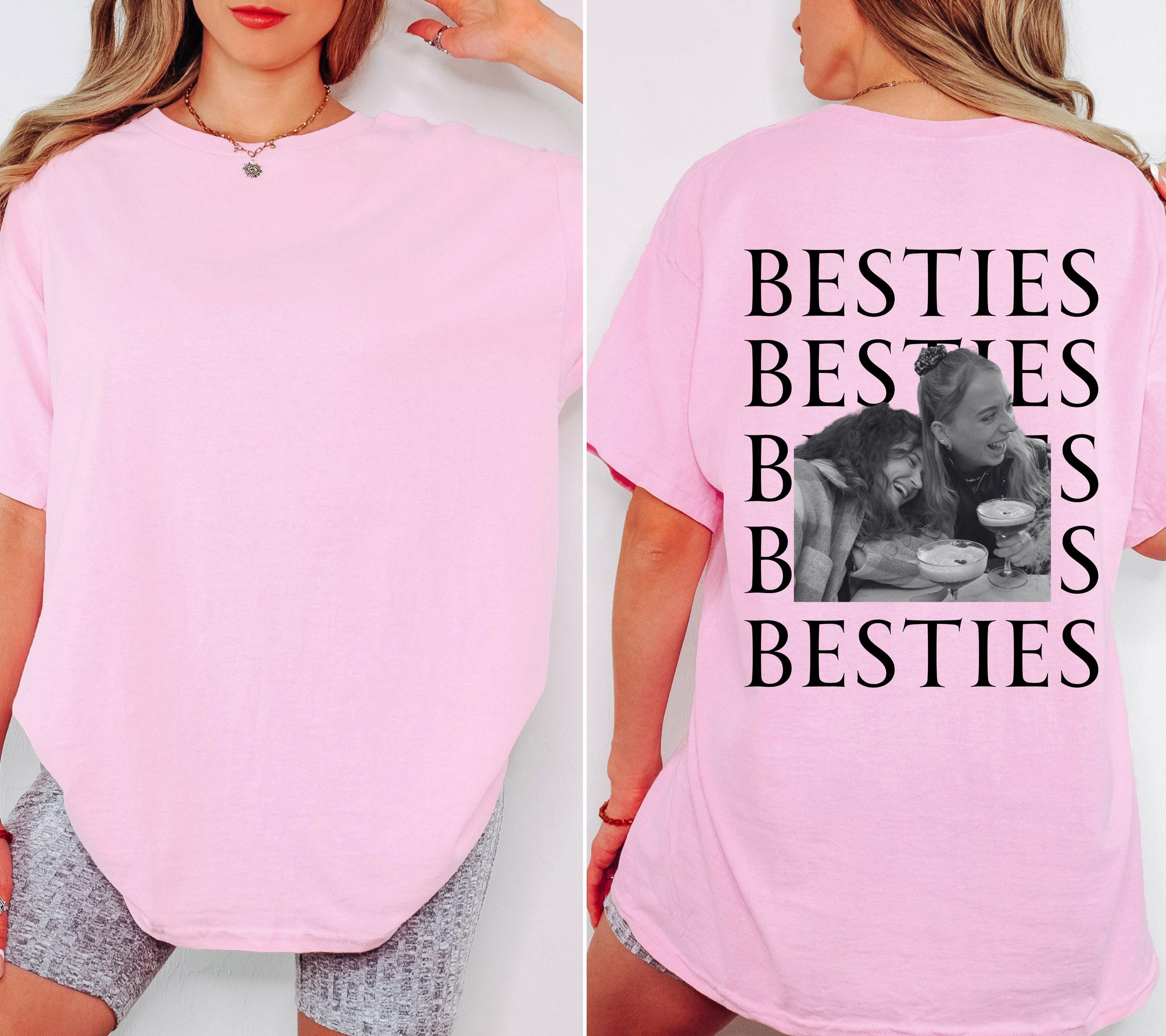 Beste Freundin Shirt, Bestie Shirt, Backprint Damen, mit Foto, Geschenkidee Freundin, Freundinnen, BFF, Best Friends Outfit, Freundschaft