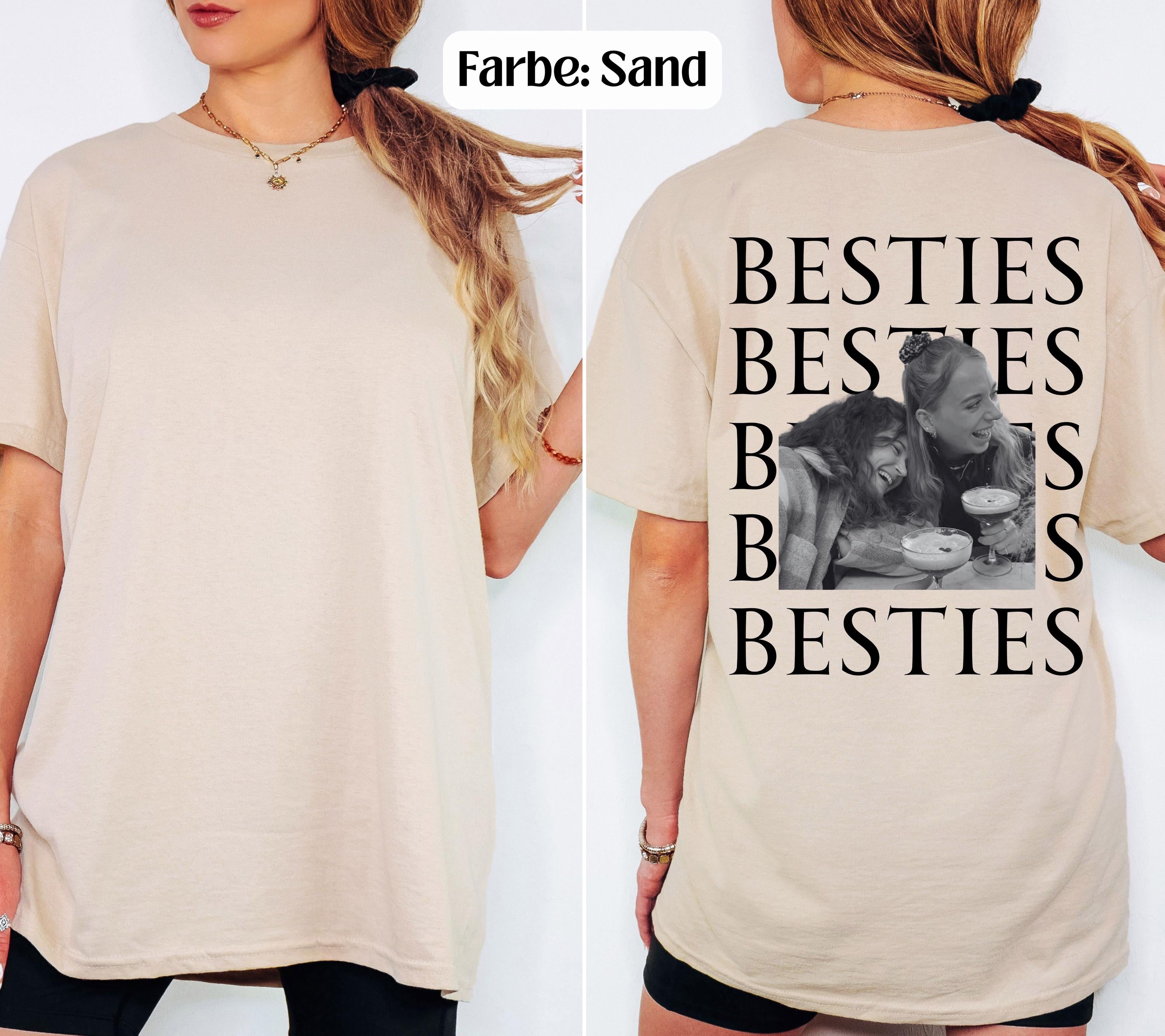 Beste Freundin Shirt, Bestie Shirt, Backprint Damen, mit Foto, Geschenkidee Freundin, Freundinnen, BFF, Best Friends Outfit, Freundschaft