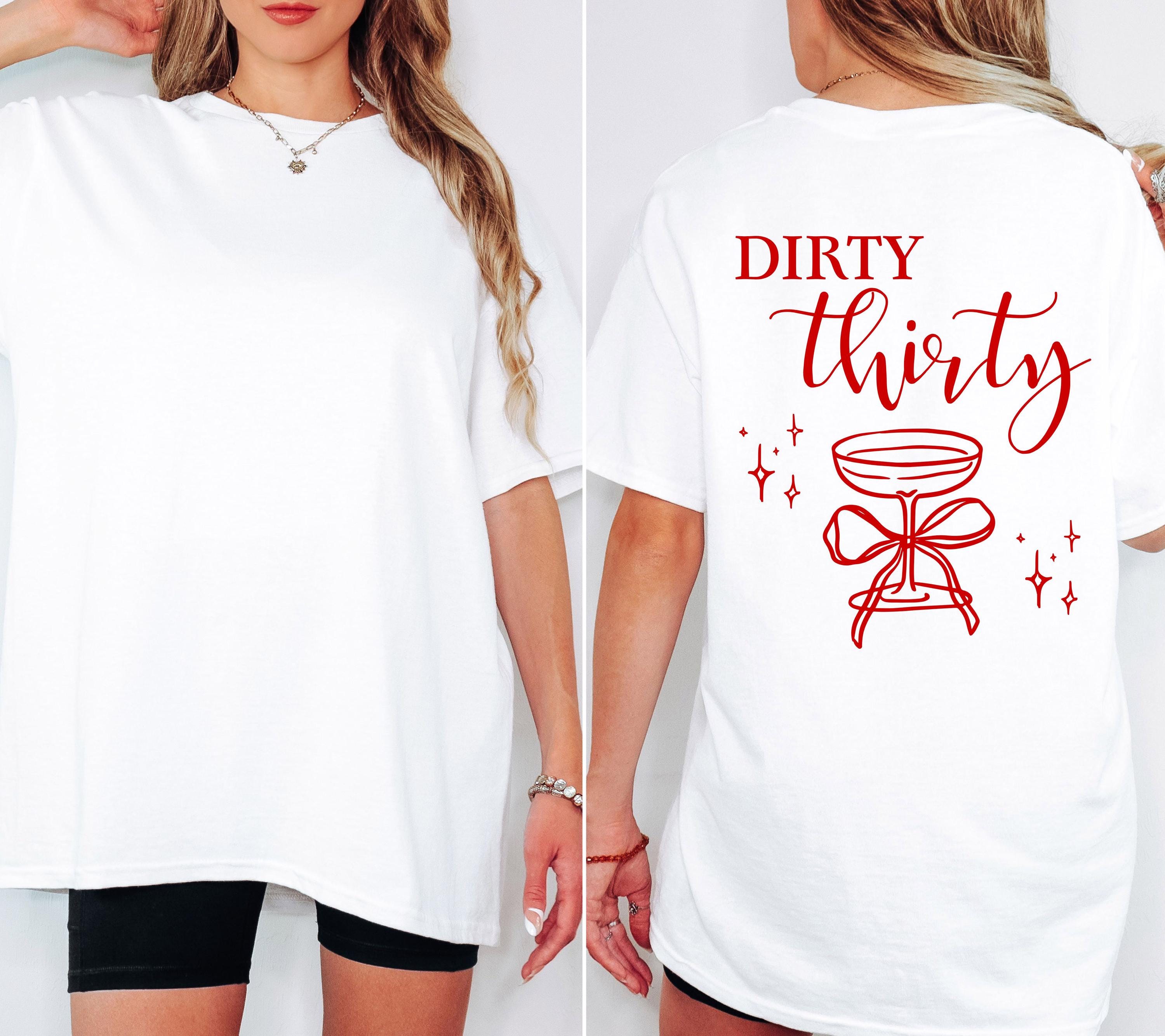 Dirty Thirty Shirt, Geburtstags Shirt, 1996, personalisiertes 30. Geburtstag Shirt, Geschenkidee dreißig, 30 Jahre, Geburtstagsshirt, Party