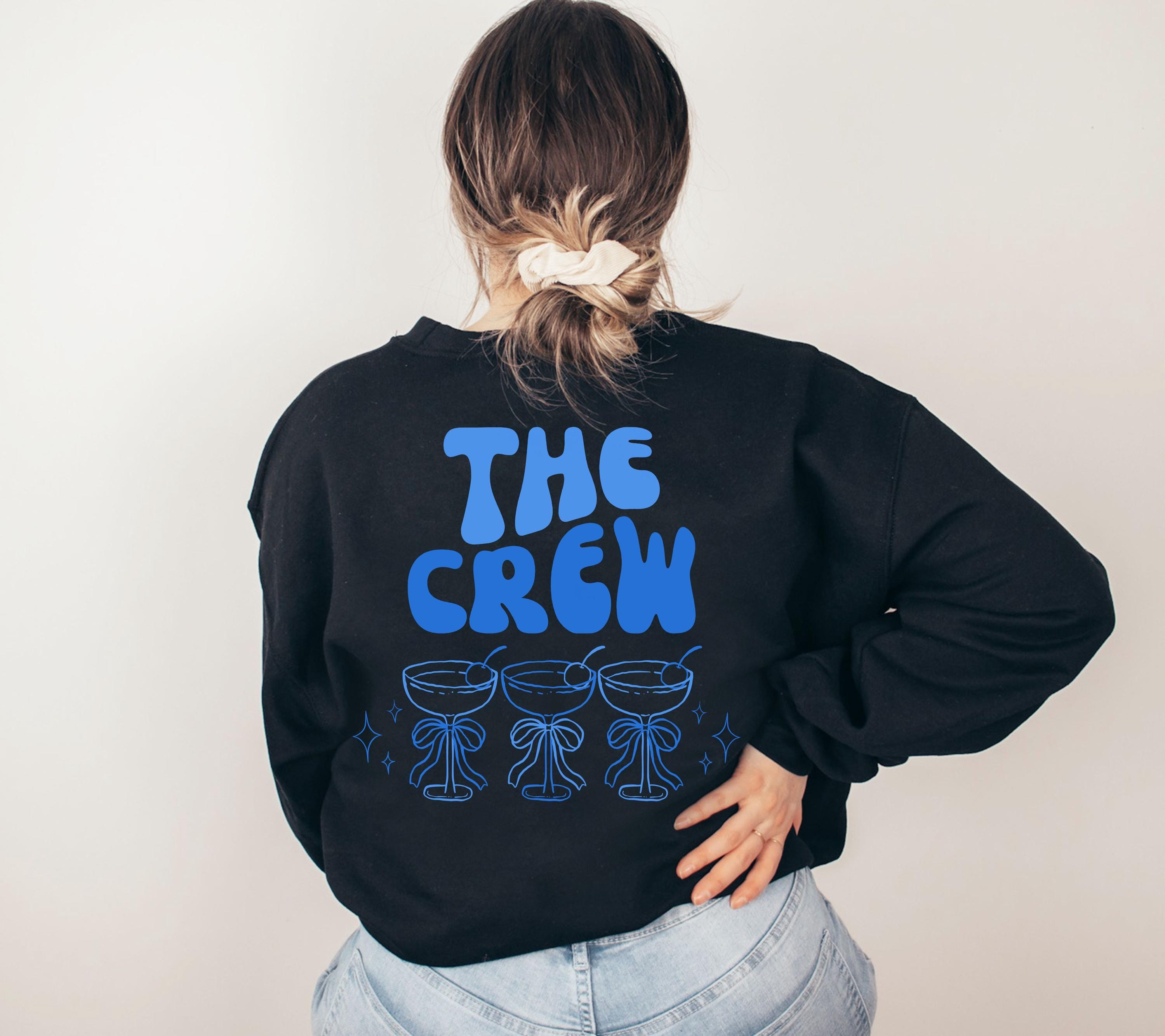 Braut Pullover, Bride Sweater, Team JGA Pulli, Crew, Junggesellenabschied, Hochzeit, Geschenk, Brautjungfer, JGA Frauen, Gruppe, Hoodie blau