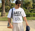 Dirty Thirty Shirt, Männer, Geburtstags Shirt, est 1996, personalisiertes 30. Geburtstag Shirt, Geschenkidee dreißig, 30 Jahre, Herren, weiß