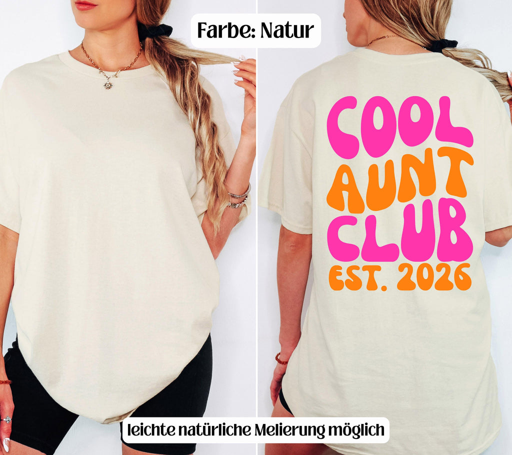 Cool Aunt Club Shirt, Geschenk für Tante, Tante Tshirt, Du wirst Tante, Schwangerschaft verkünden, Geschenk Schwester, Auntie Shirt, Patin