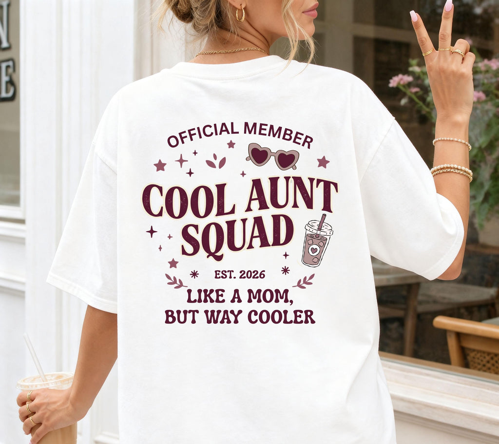 Cool Aunt Club Shirt, Geschenk für Tante, Tante Tshirt, Du wirst Tante, Schwangerschaft verkünden, Geschenk Schwester, Auntie Shirt, Patin