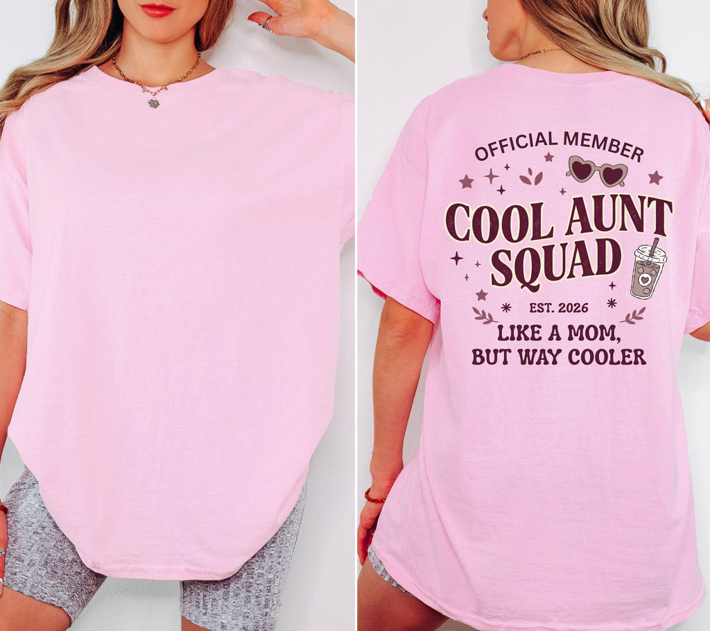 Cool Aunt Club Shirt, Geschenk für Tante, Tante Tshirt, Du wirst Tante, Schwangerschaft verkünden, Geschenk Schwester, Auntie Shirt, Patin