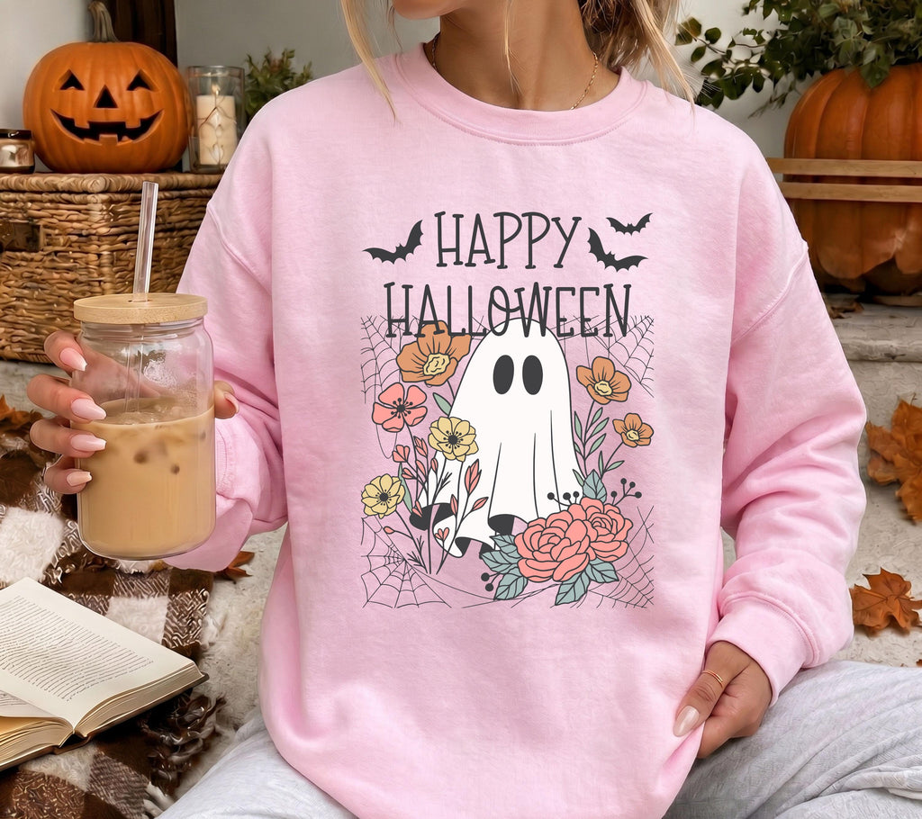 Herbst Pullover, Halloween, Damen Mode Herbst, Gemütlicher Pulli Autumn, braun, Sweatshirt herbstlich, Oversize, Geschenkidee, Gruselig