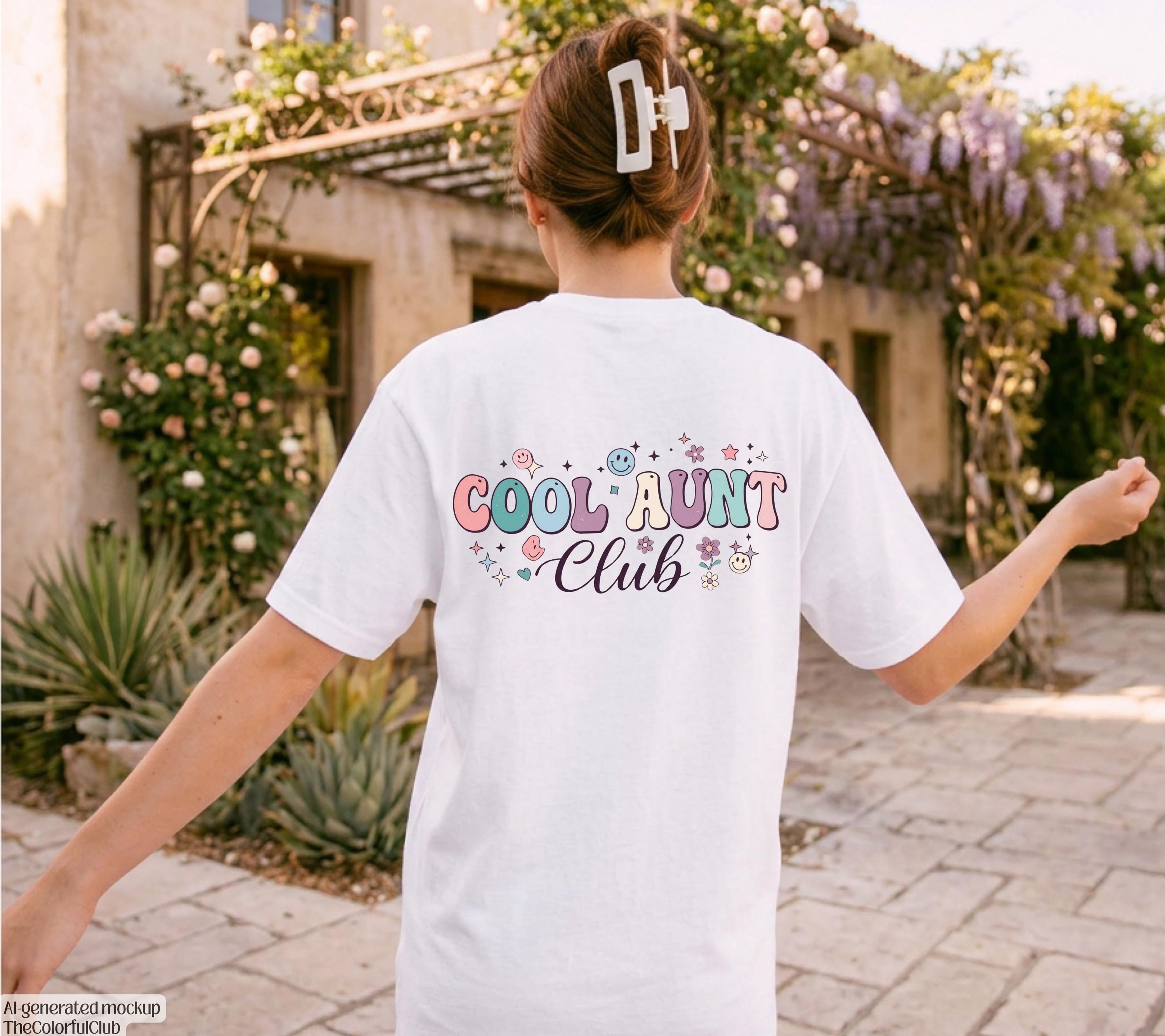 Cool Aunt Club Shirt, Geschenk für Tante, Tante Tshirt, Du wirst Tante, Schwangerschaft verkünden, Geschenk Schwester, Auntie Shirt, Patin
