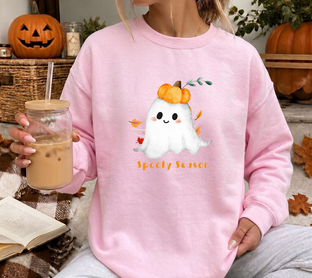 Herbst Pullover, Halloween, Damen Mode Herbst, Gemütlicher Pulli Autumn, braun, Sweatshirt herbstlich, Oversize, Geschenkidee, Gruselig