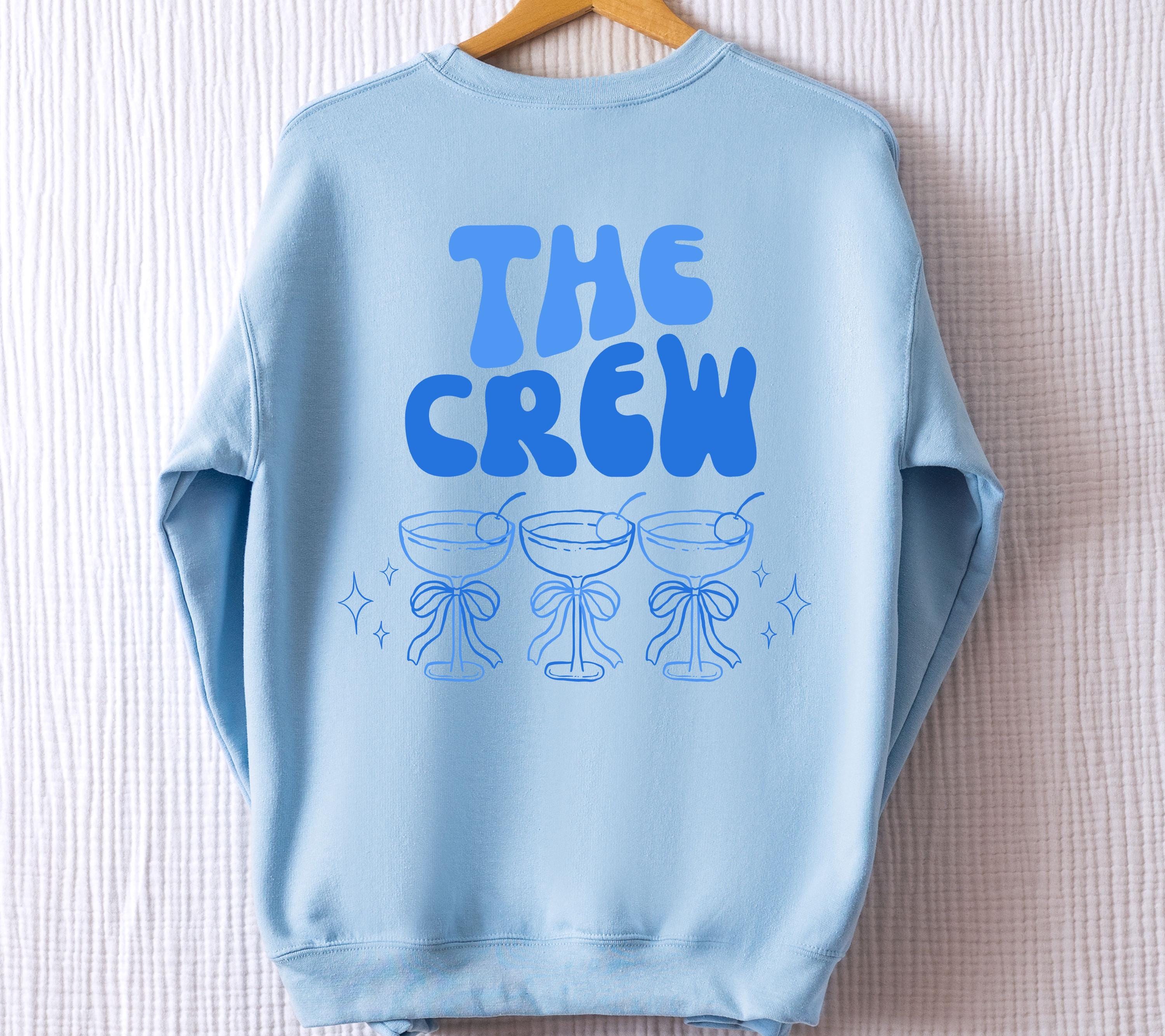 Braut Pullover, Bride Sweater, Team JGA Pulli, Crew, Junggesellenabschied, Hochzeit, Geschenk, Brautjungfer, JGA Frauen, Gruppe, Hoodie blau