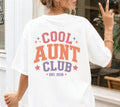 Cool Aunt Club Shirt, Geschenk für Tante, Taufpatin, Du wirst Tante, Schwangerschaft verkünden, Geschenk Schwester, Aunt Tshirt, Patin, Godi