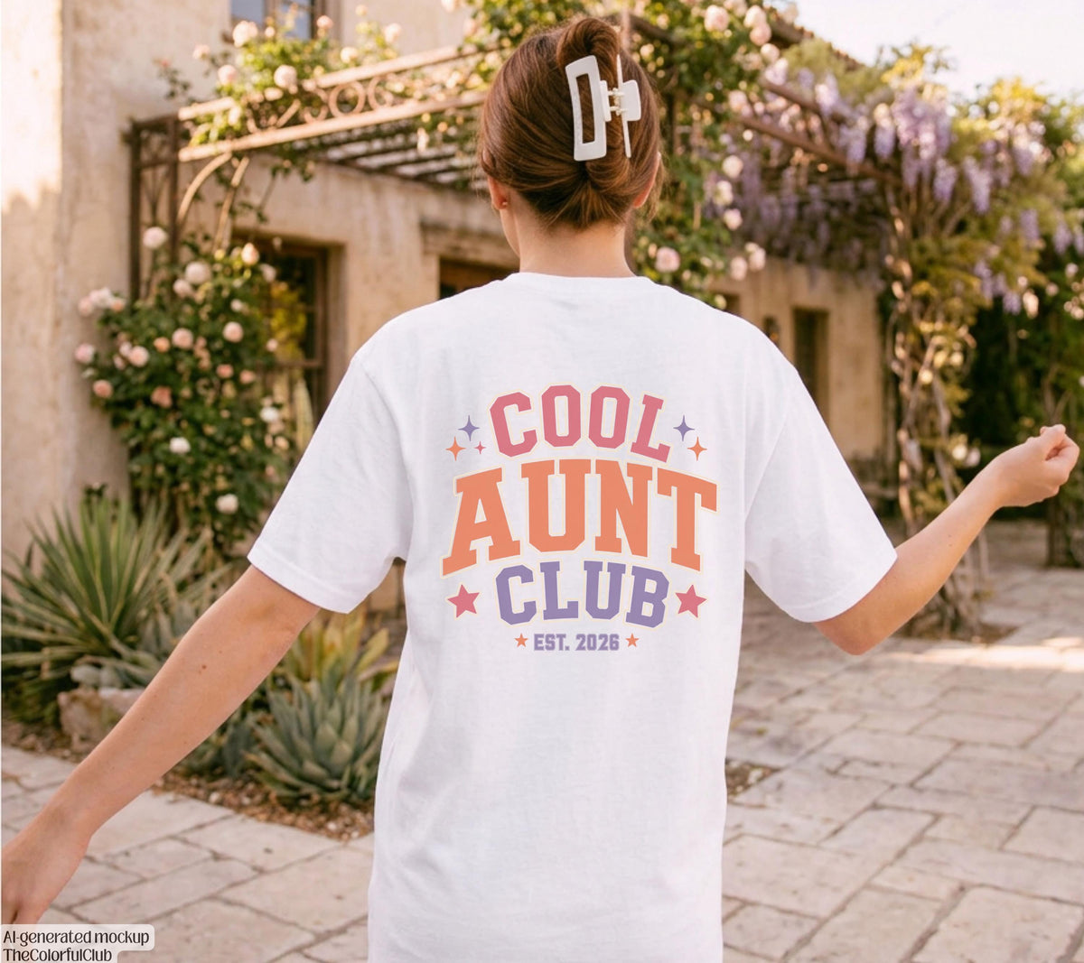 Cool Aunt Club Shirt, Geschenk für Tante, Taufpatin, Du wirst Tante, Schwangerschaft verkünden, Geschenk Schwester, Aunt Tshirt, Patin, Godi