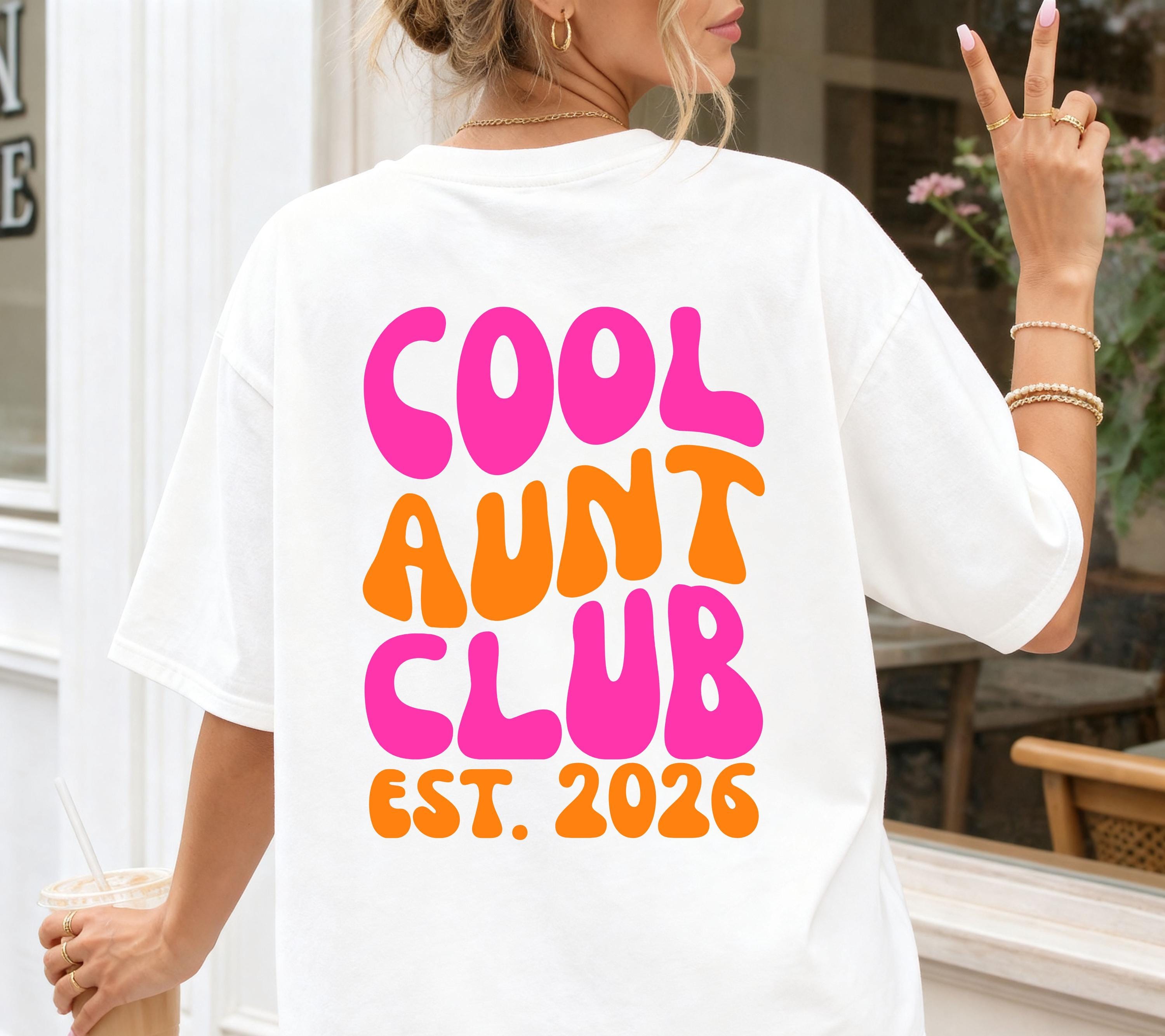 Patentante fragen, Cool Aunt Club Shirt, Willst du meine Patentante sein, Geschenk Patentante, Taufpatin fragen, Schwangerschaft verkünden
