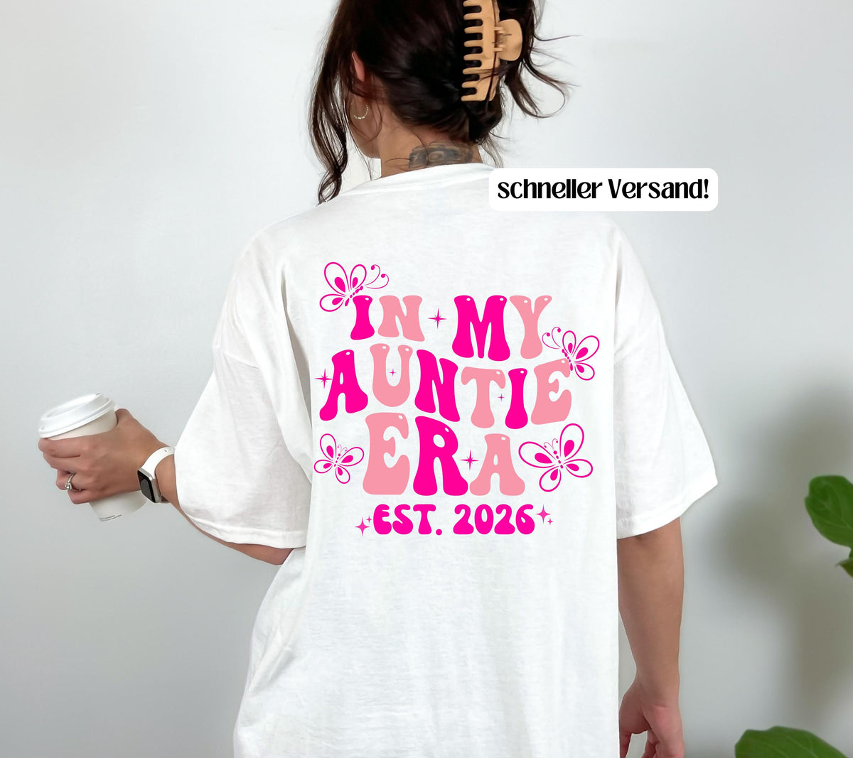 In My Auntie Era Shirt, Geschenk für Tante, Tante Tshirt, Du wirst Tante, Schwangerschaft verkünden, Geschenk Schwester, Auntie Shirt, Patin