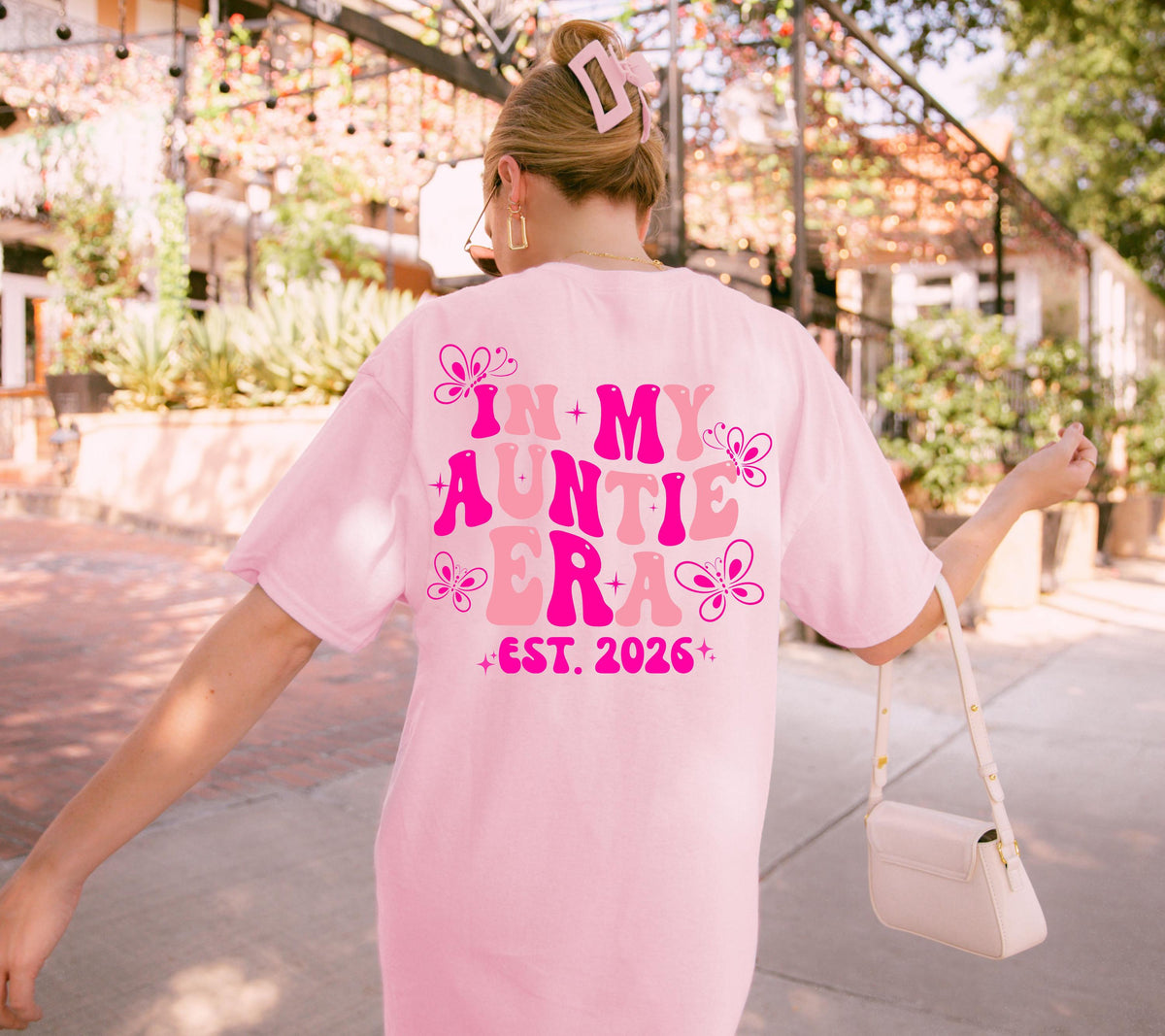 In My Auntie Era Shirt, Geschenk für Tante, Tante Tshirt, Du wirst Tante, Schwangerschaft verkünden, Geschenk Schwester, Auntie Shirt, Patin