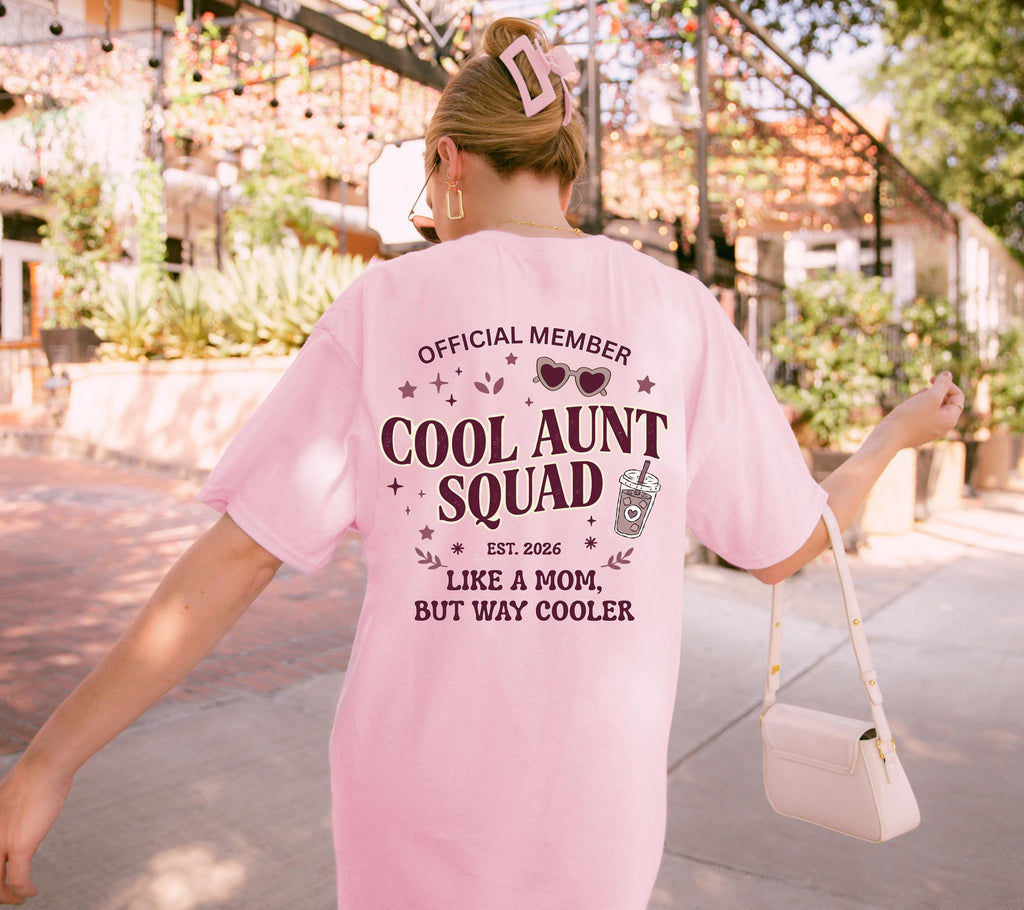 Cool Aunt Club Shirt, Geschenk für Tante, Tante Tshirt, Du wirst Tante, Schwangerschaft verkünden, Geschenk Schwester, Auntie Shirt, Patin