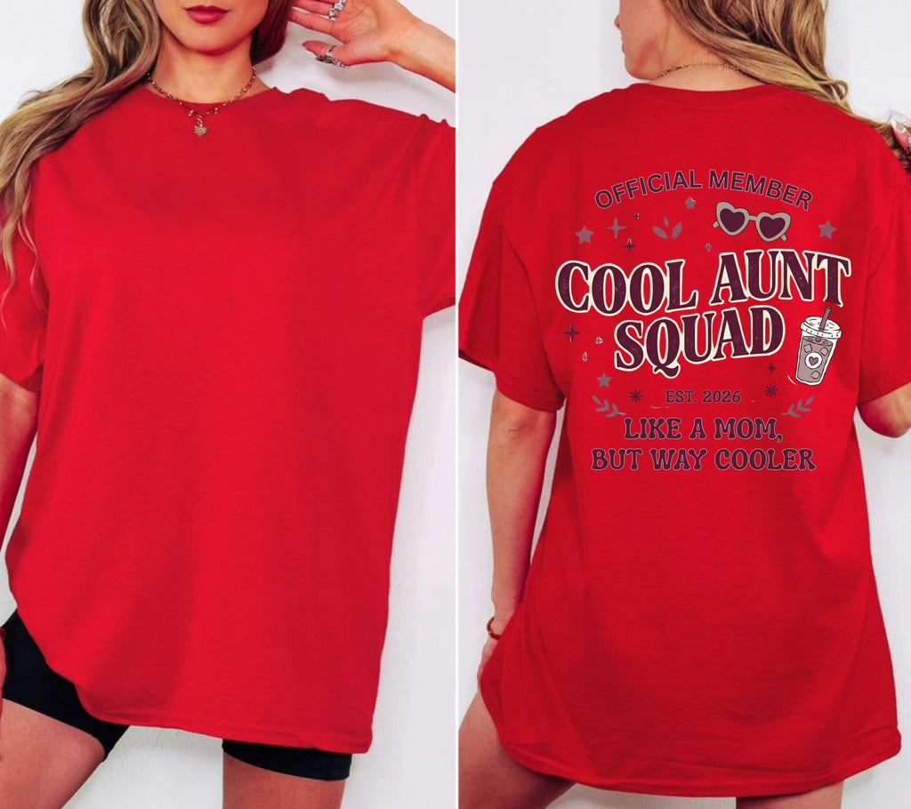 Cool Aunt Club Shirt, Geschenk für Tante, Tante Tshirt, Du wirst Tante, Schwangerschaft verkünden, Geschenk Schwester, Auntie Shirt, Patin