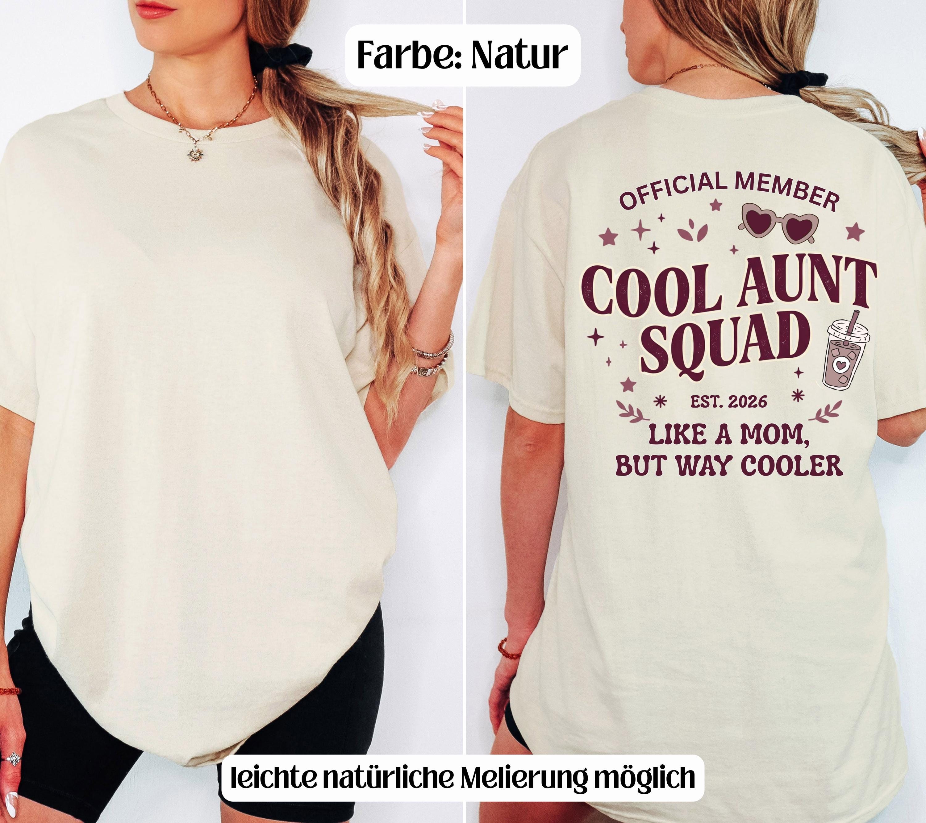 Cool Aunt Club Shirt, Geschenk für Tante, Tante Tshirt, Du wirst Tante, Schwangerschaft verkünden, Geschenk Schwester, Auntie Shirt, Patin