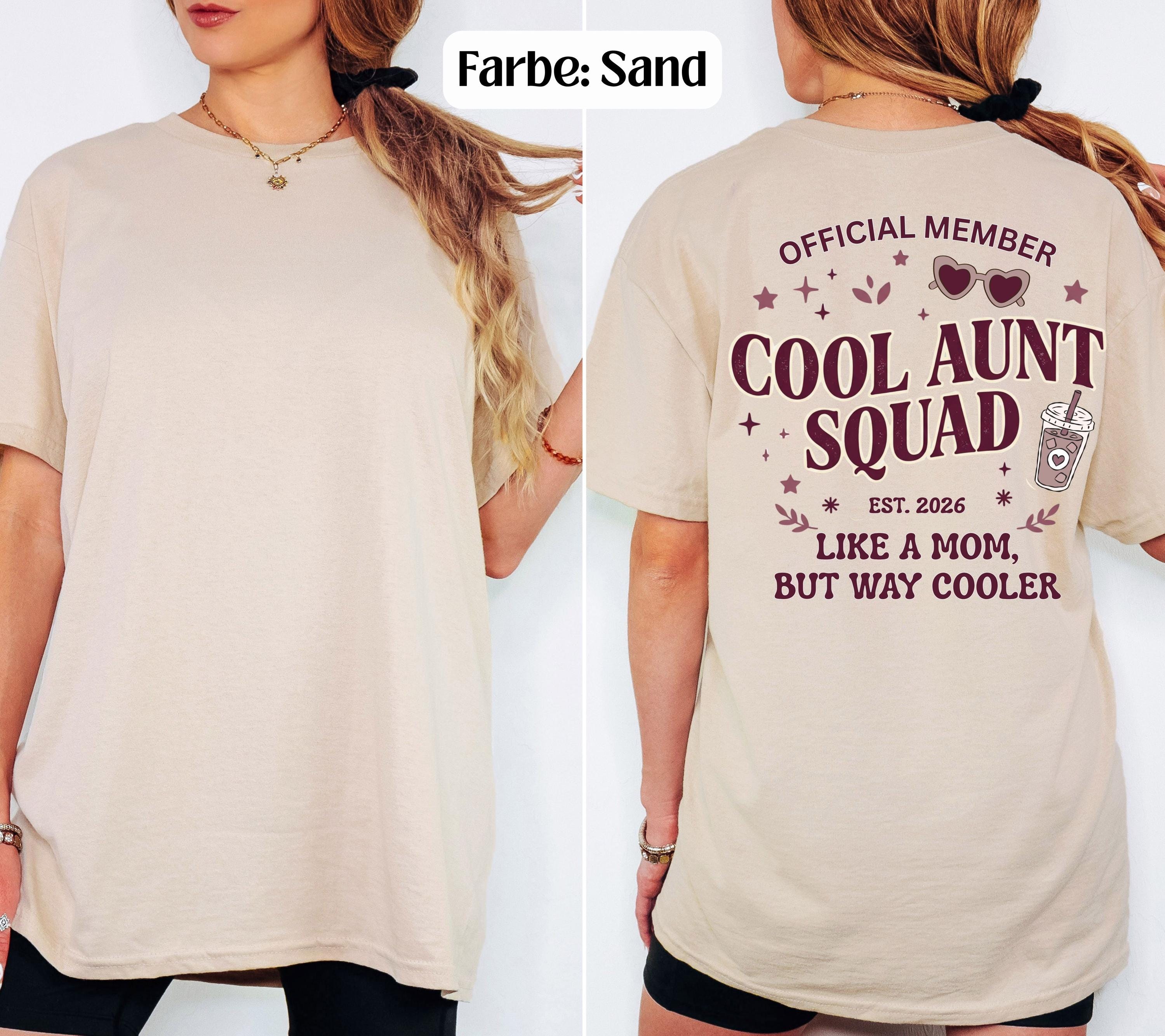 Cool Aunt Club Shirt, Geschenk für Tante, Tante Tshirt, Du wirst Tante, Schwangerschaft verkünden, Geschenk Schwester, Auntie Shirt, Patin
