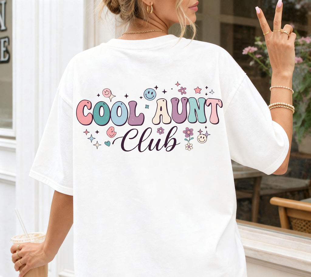 Cool Aunt Club Shirt, Geschenk für Tante, Tante Tshirt, Du wirst Tante, Schwangerschaft verkünden, Geschenk Schwester, Auntie Shirt, Patin